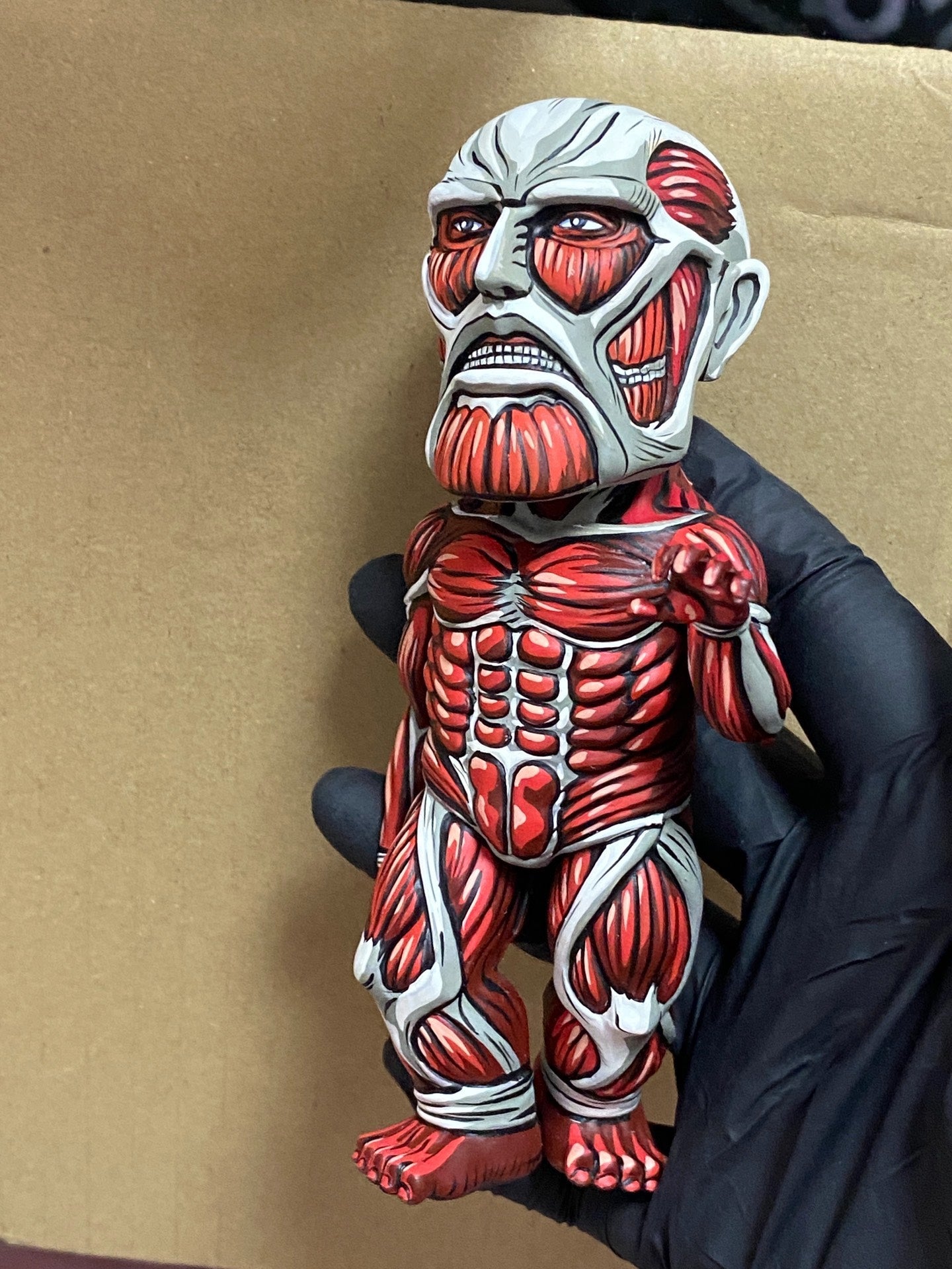 2d comic color comic attack on titan figure repaint - bertholdt hoover - Lyk Repaint