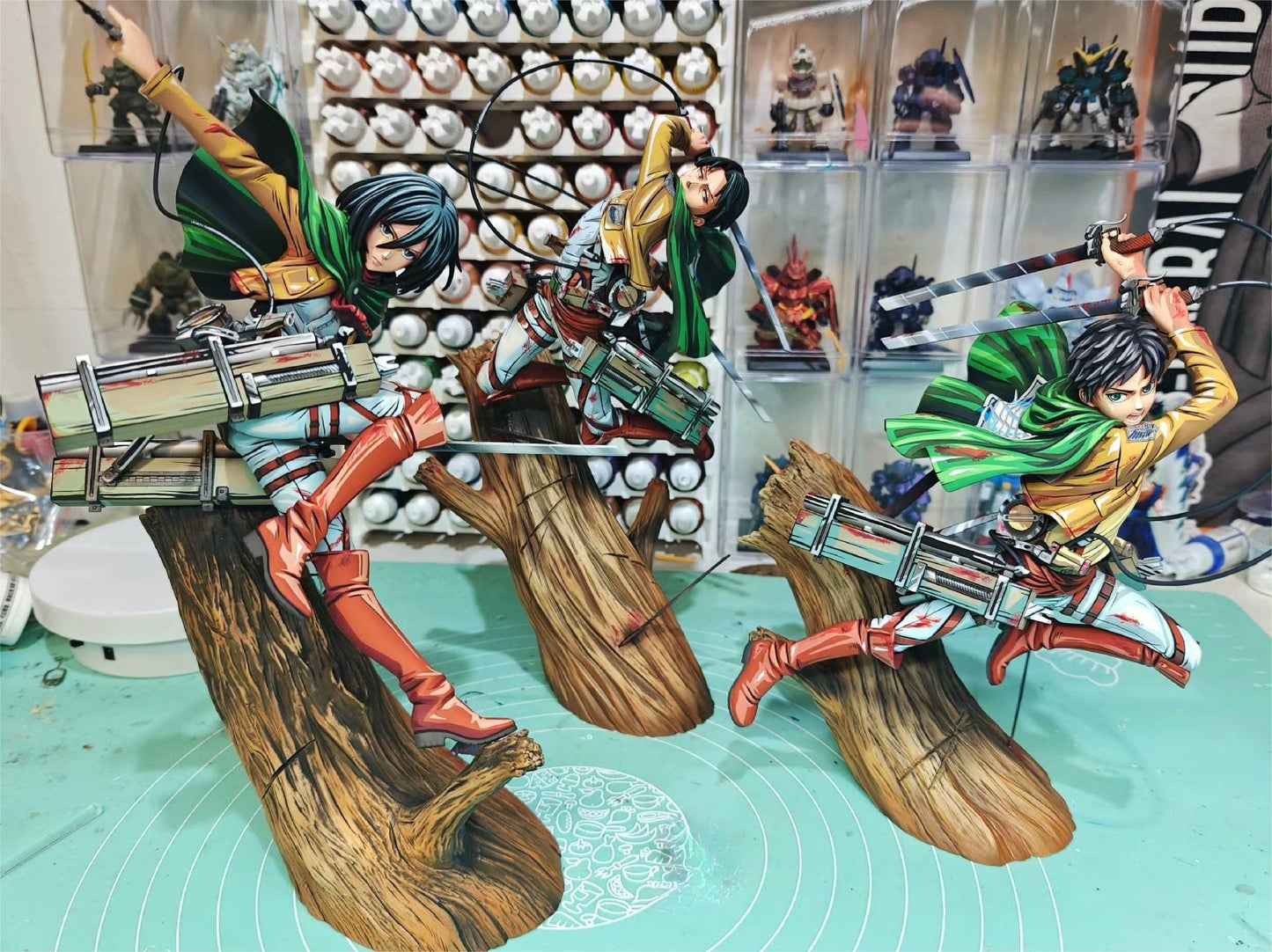 2d comic color comic Attack on Titan figure repaint - Eren Yeager - Lyk Repaint