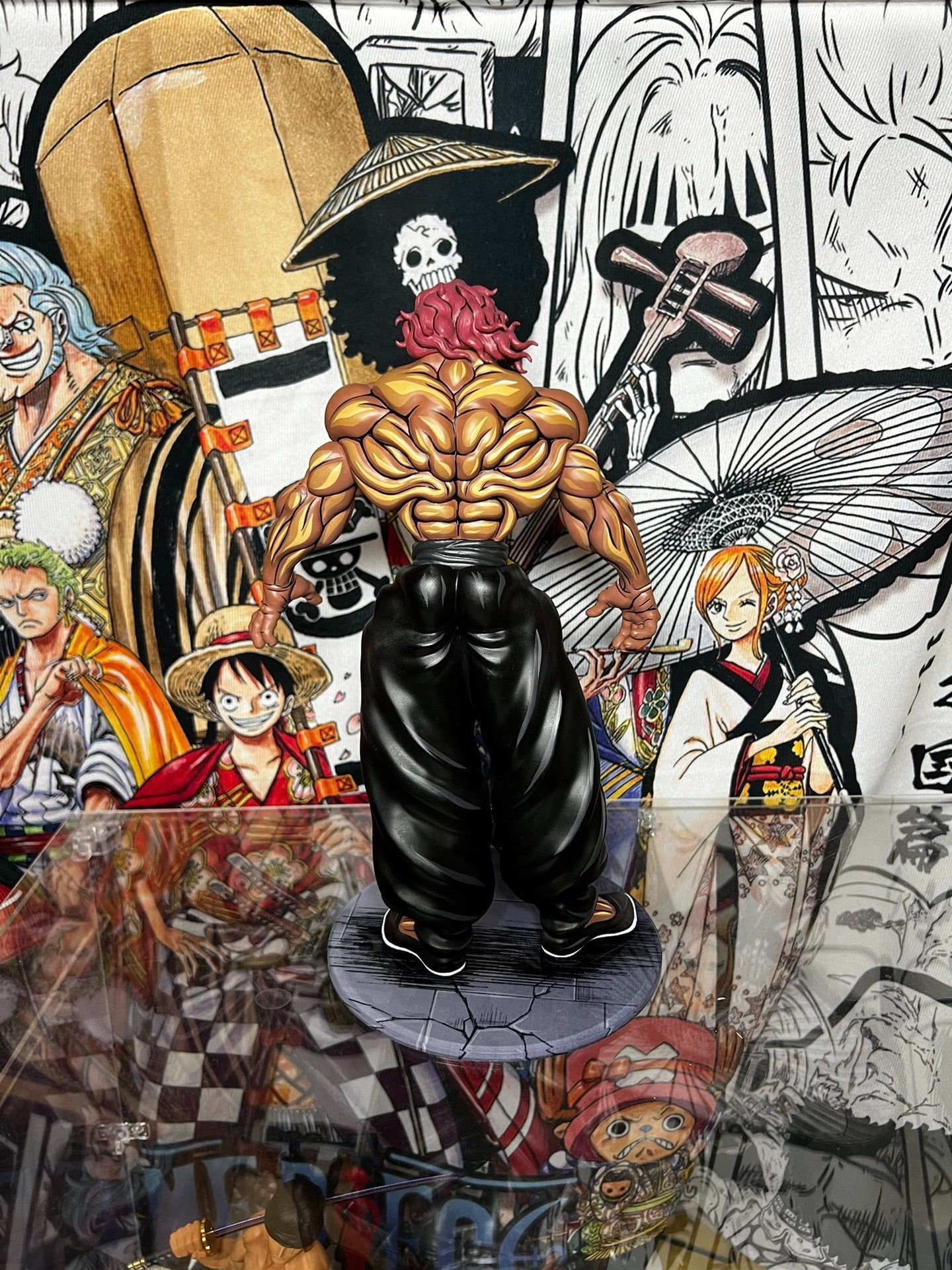 2d comic color comic baki the grappler figure repaint - yujiro noruma - Lyk Repaint