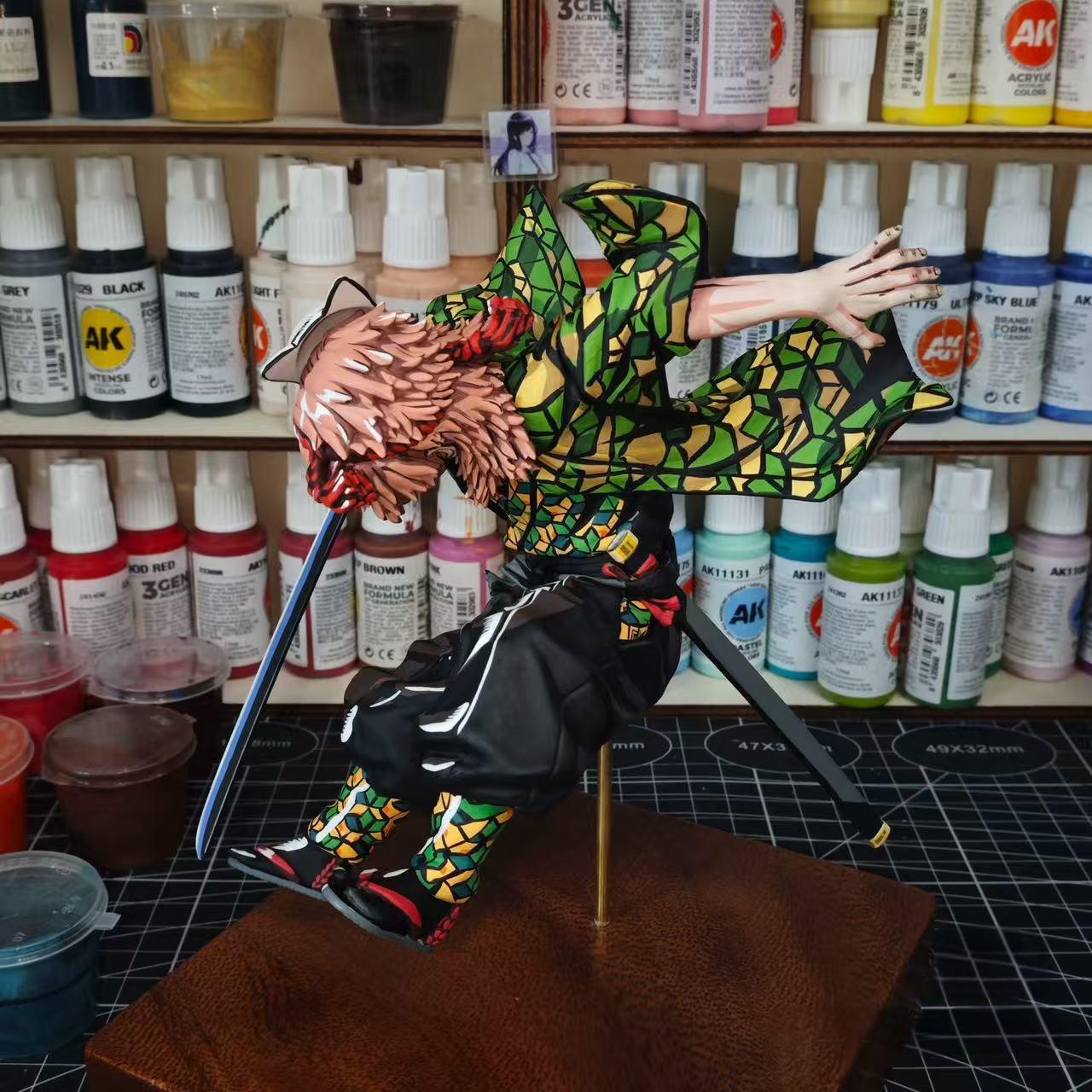 2d comic color comic demon slayer figure repaint - sabito - Lyk Repaint