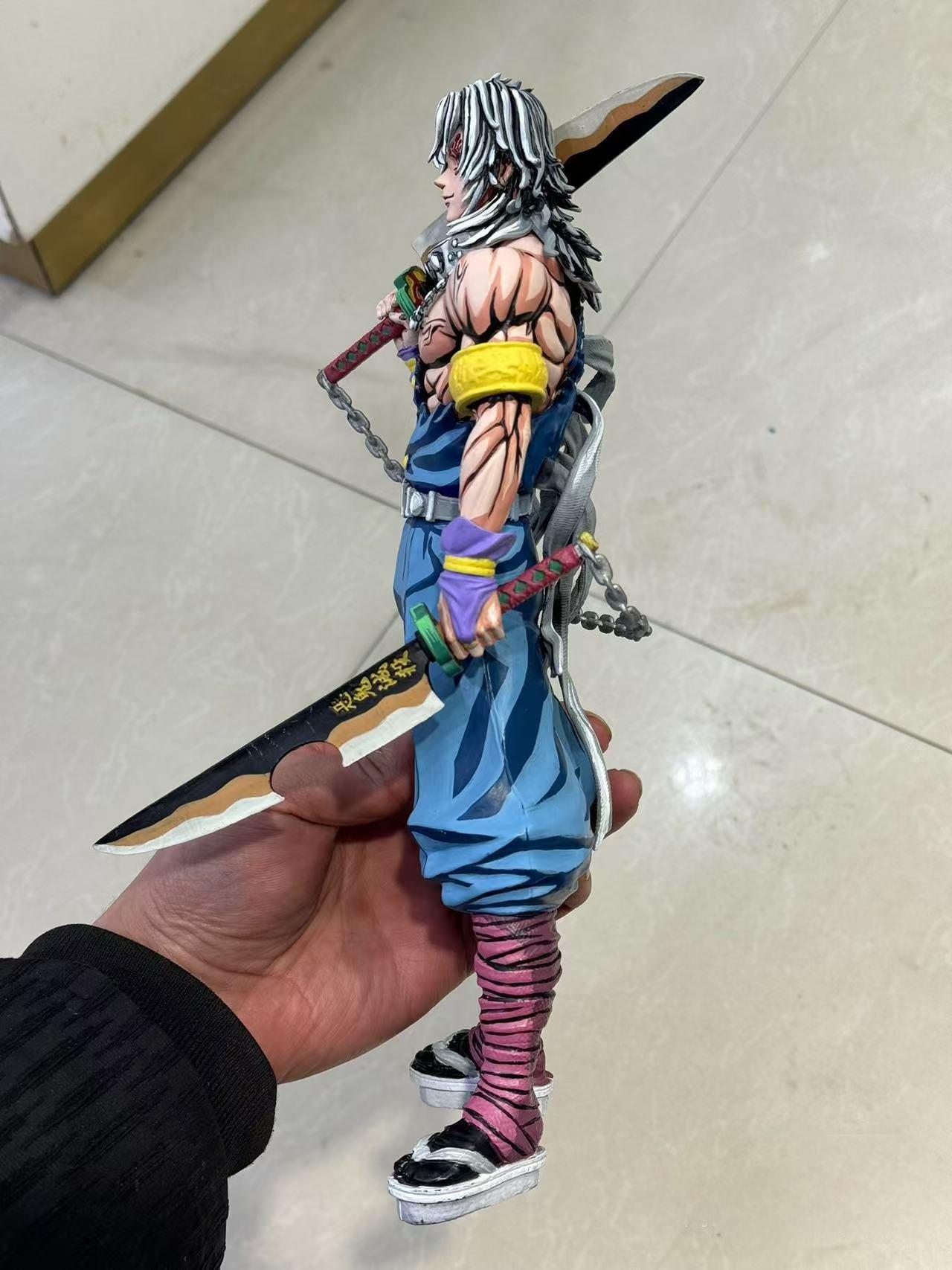 2d comic color comic demon slayer figure repaint - uzui tengen - Lyk Repaint