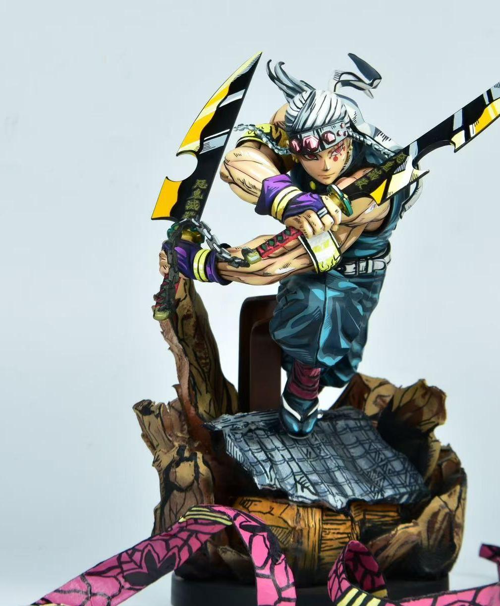 2d comic color comic demon slayer figure repaint - uzui tengen - Lyk Repaint