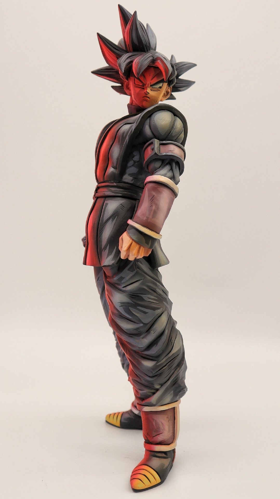 2d comic color comic dragonball figure repaint - black goku - Lyk Repaint