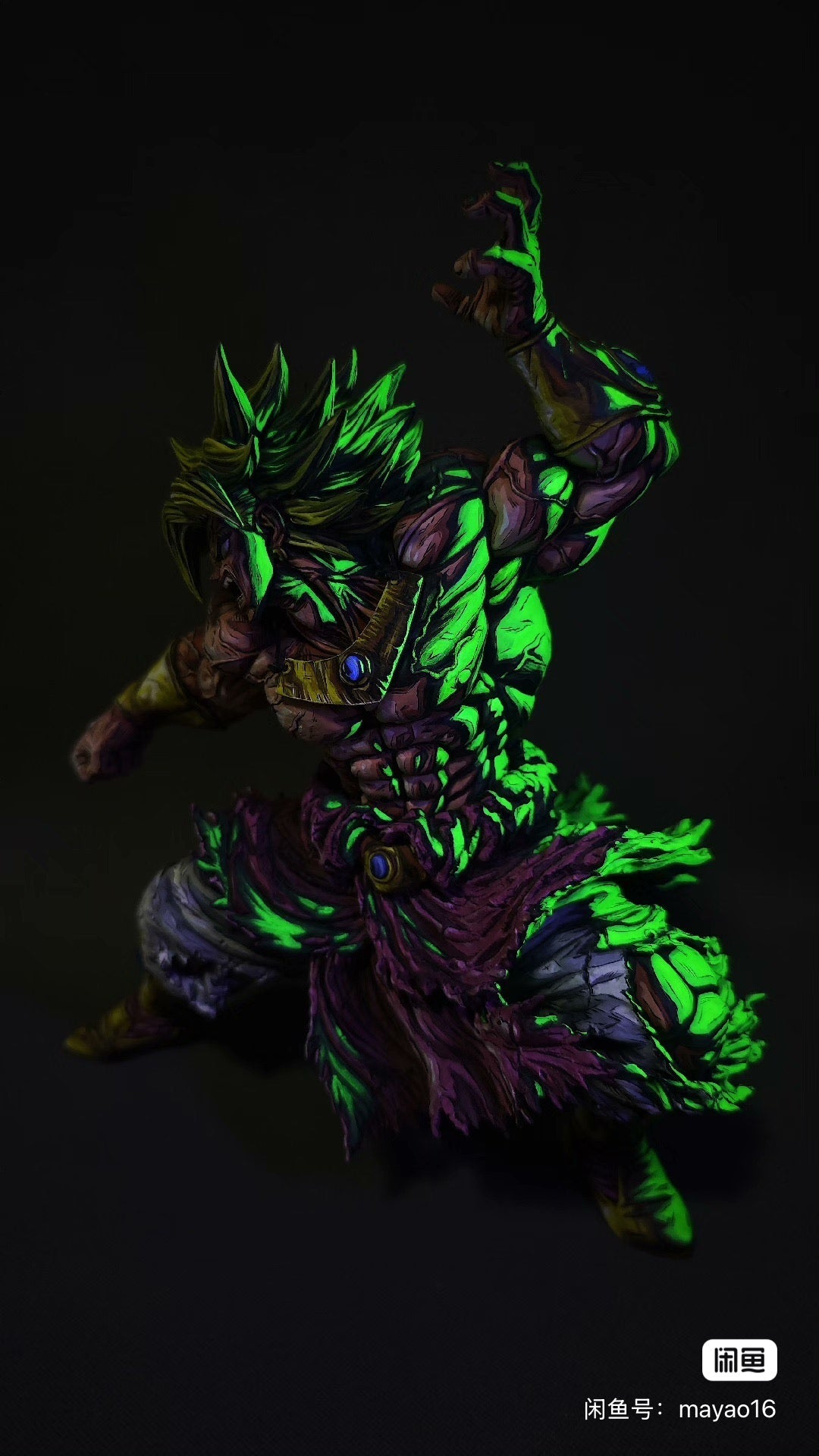 2d comic color comic dragonball figure repaint - broly - Lyk Repaint