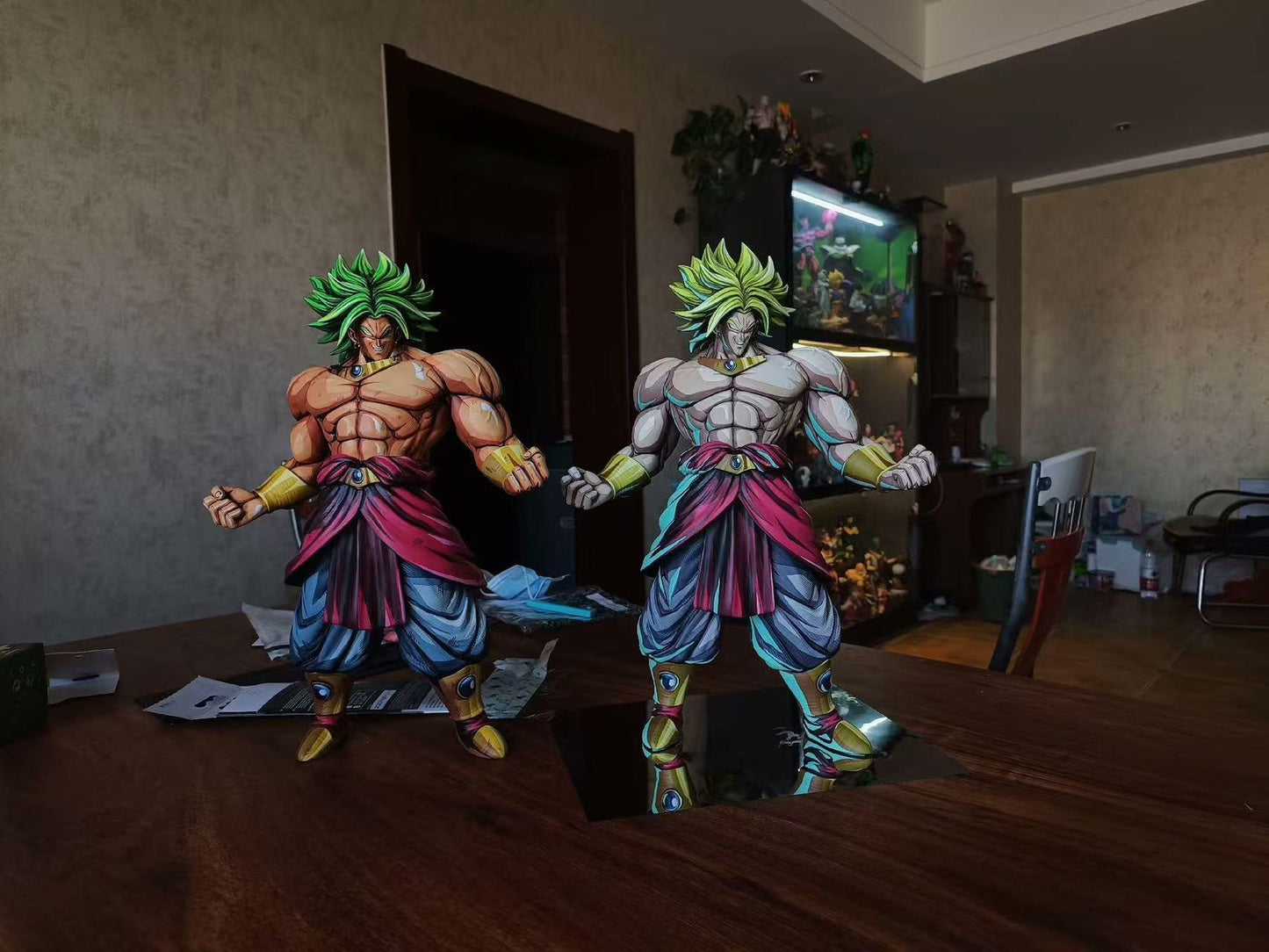 2d comic color comic dragonball figure repaint - broly - Lyk Repaint