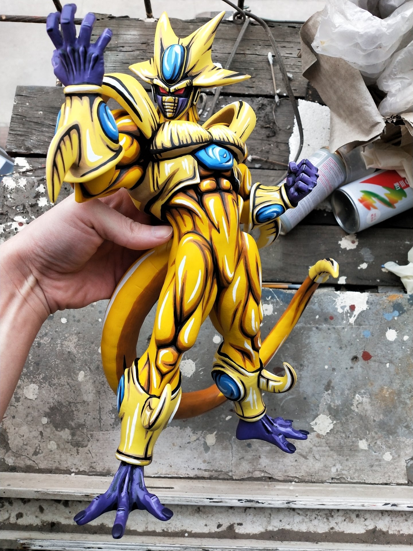 2d comic color comic dragonball figure repaint - cooler - Lyk Repaint