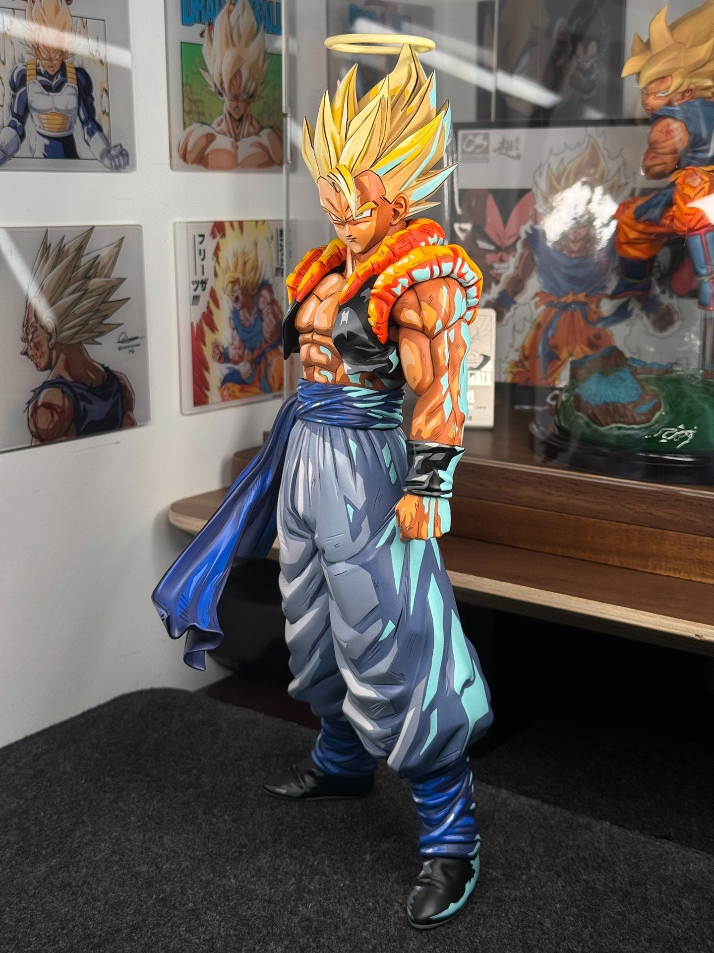 2d comic color comic dragonball figure repaint - gogeta - 3.0 - Lyk Repaint