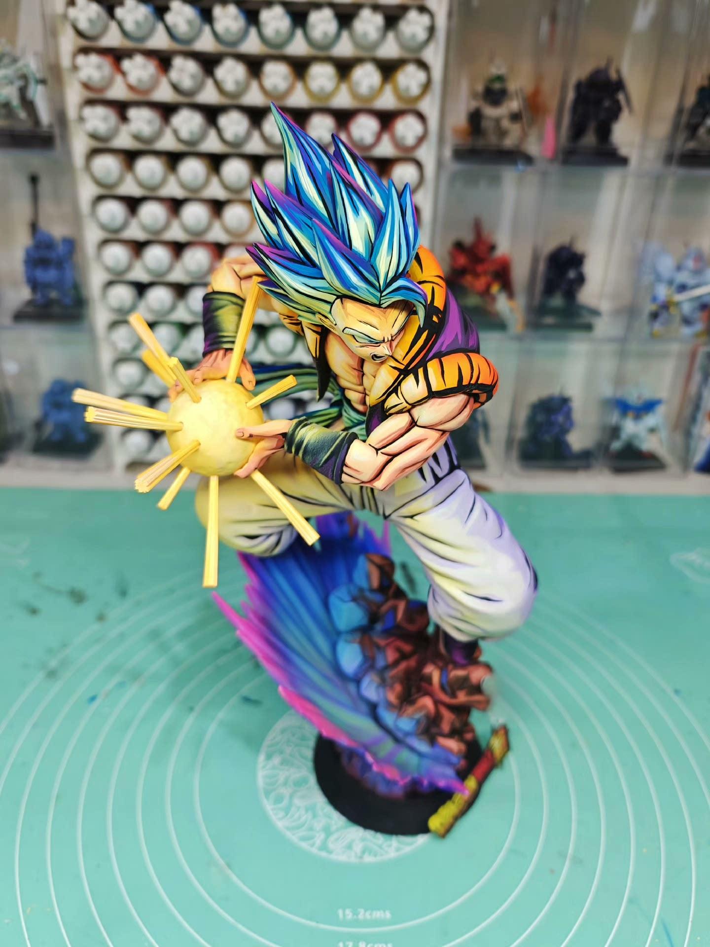 2d comic color comic dragonball figure repaint - gogeta - game style - Lyk Repaint