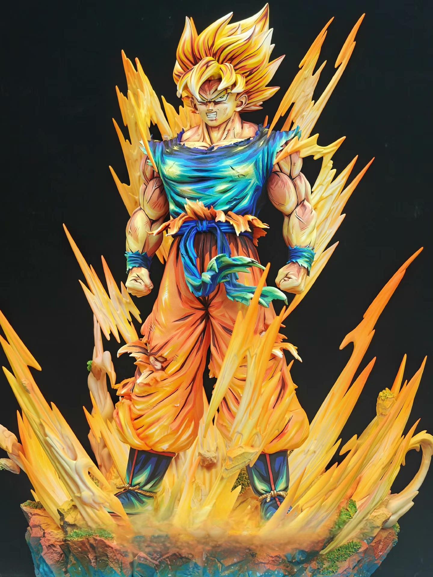 2d comic color comic dragonball figure repaint - goku - 1/6 scale - Lyk Repaint
