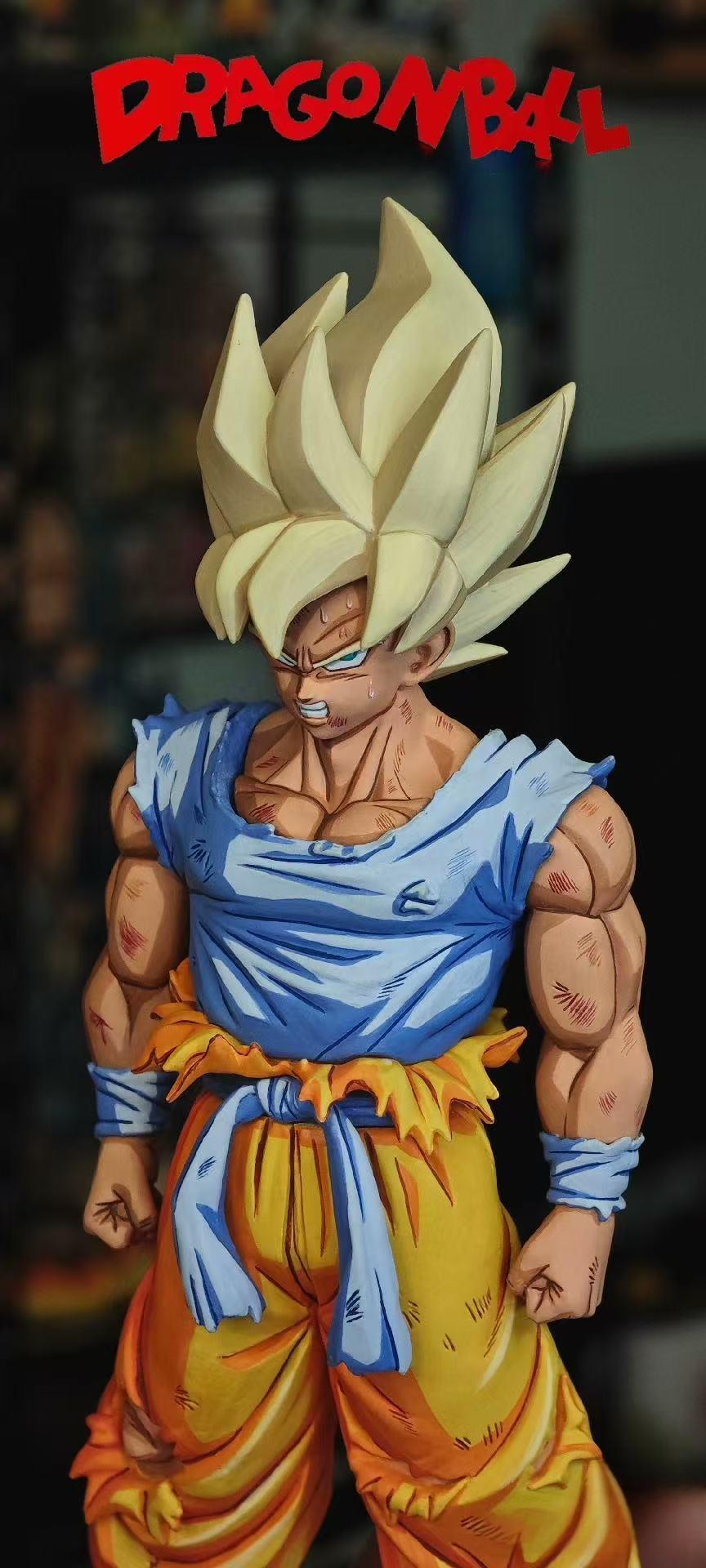 2d comic color comic dragonball figure repaint - goku - realistic style - Lyk Repaint