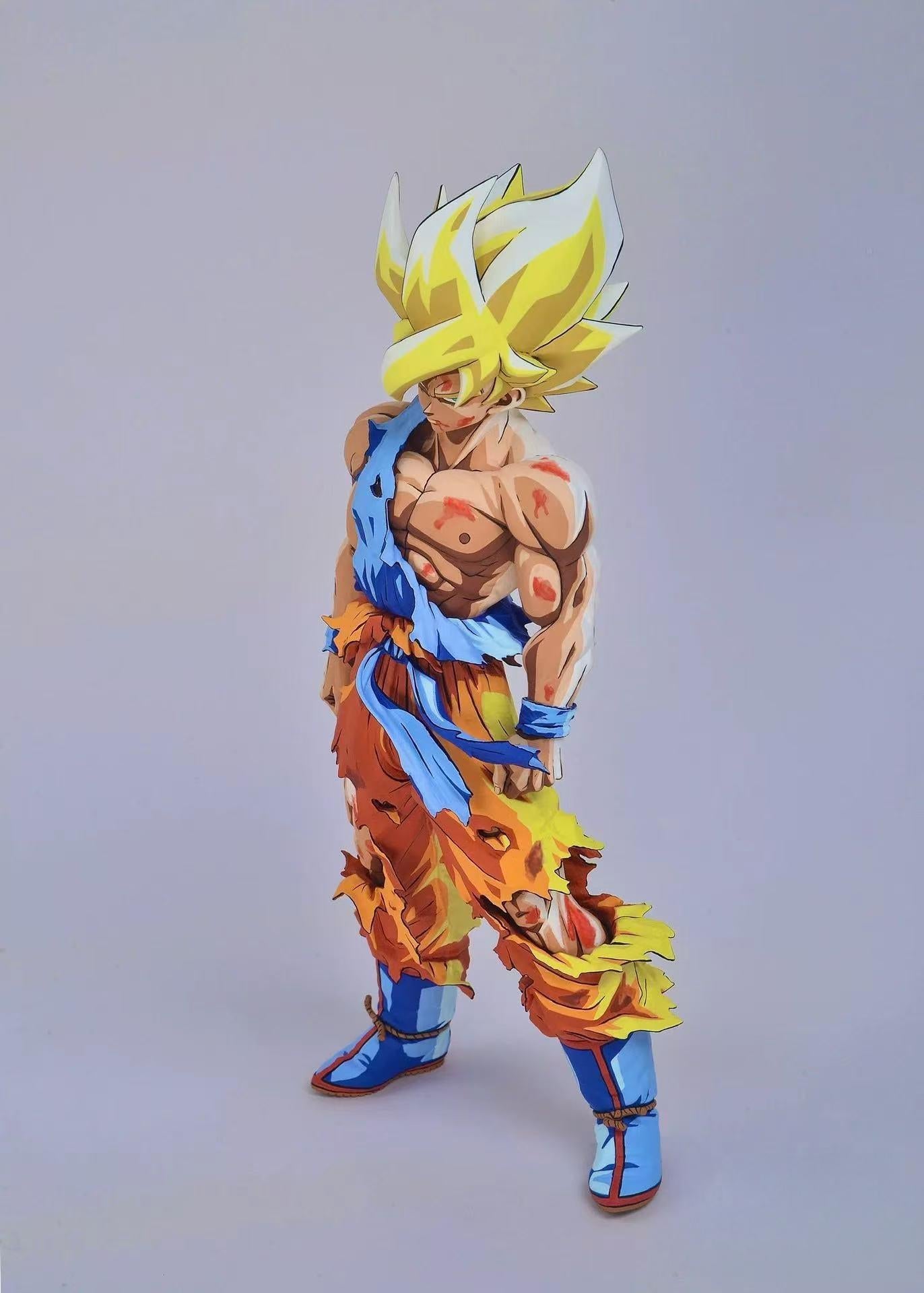 2d comic color comic dragonball figure repaint - goku - smsp - Lyk Repaint