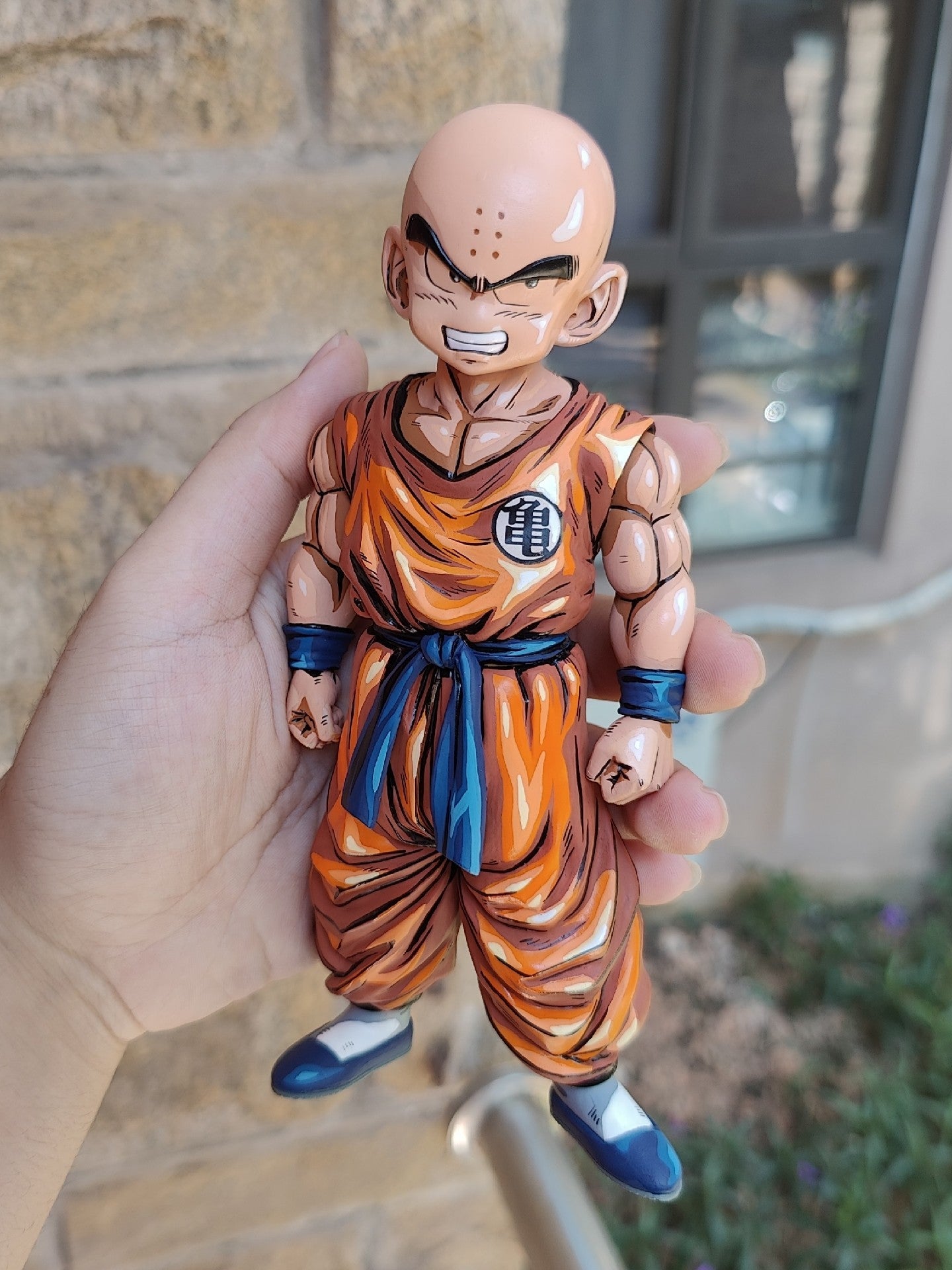 2d comic color comic dragonball figure repaint - Krillin - Lyk Repaint