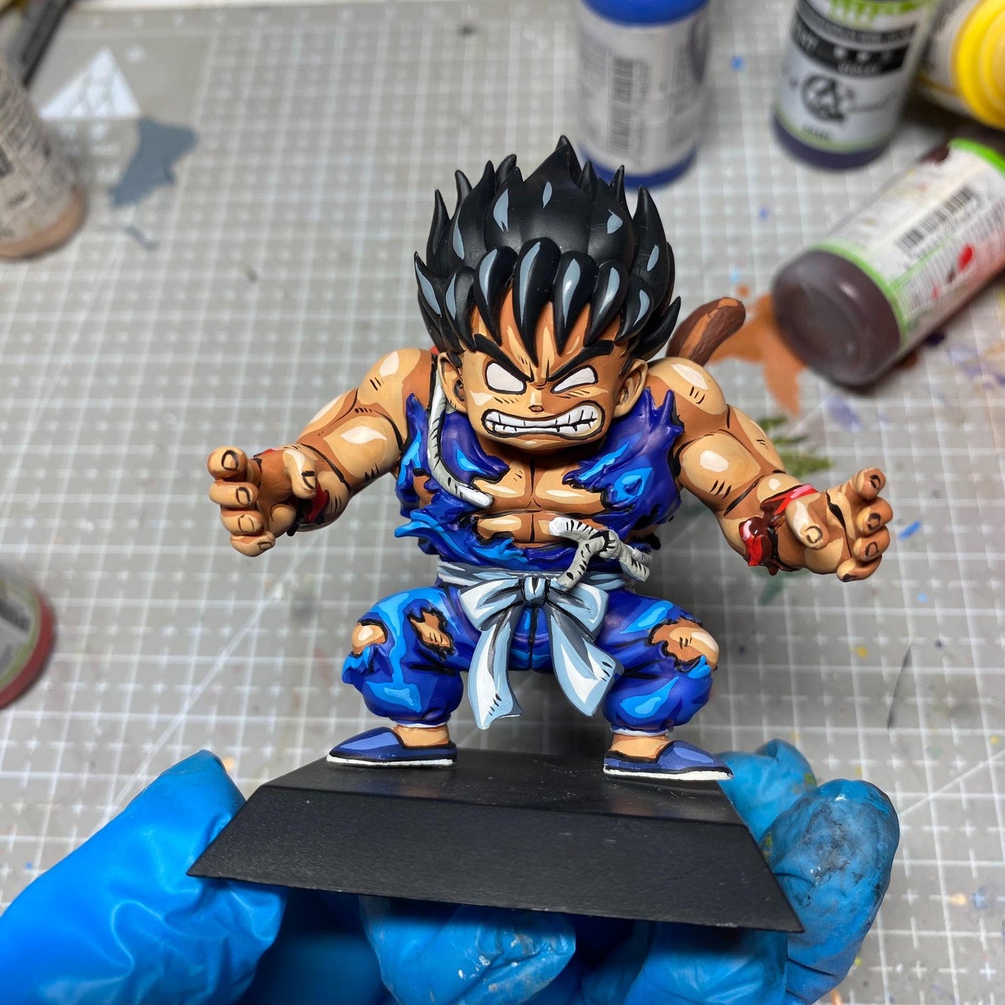 2d comic color comic dragonball figure repaint - q version - Lyk Repaint