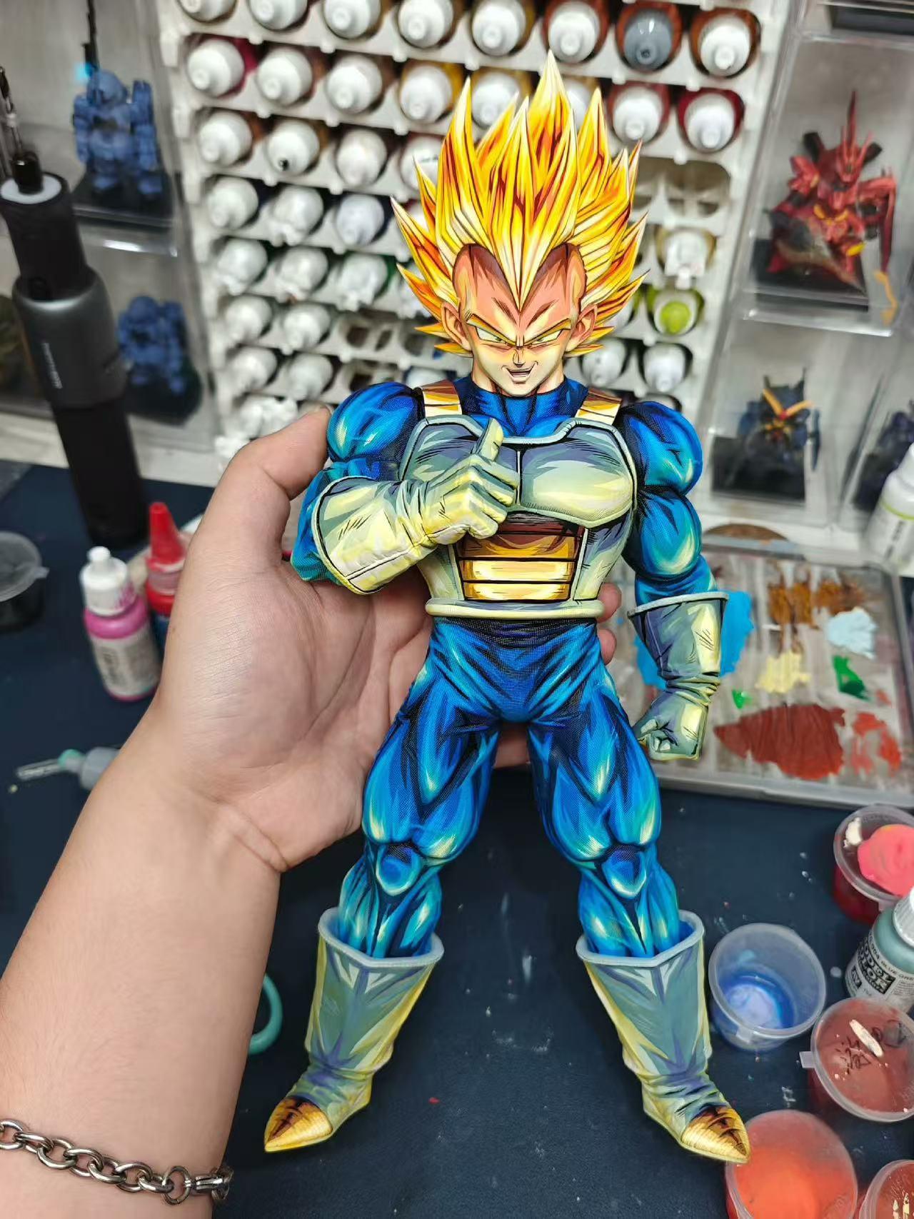 2d comic color comic dragonball figure repaint - vegeta - 1/6ex - Lyk Repaint