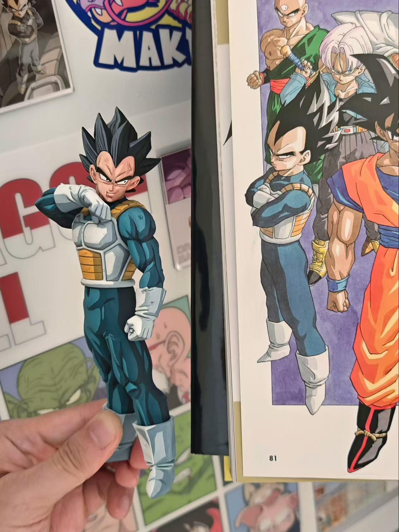2d comic color comic dragonball figure repaint - vegeta - Lyk Repaint