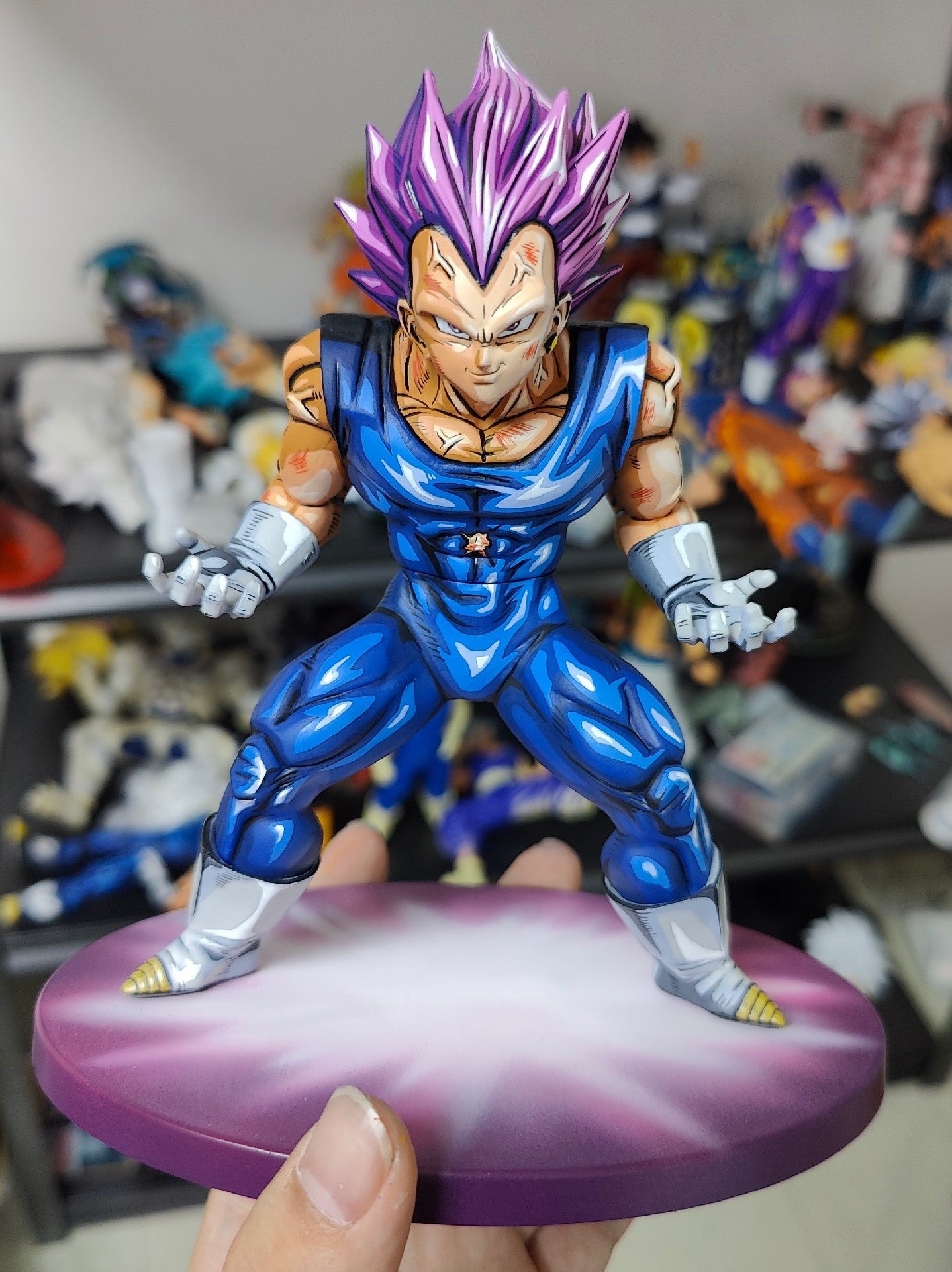 2d comic color comic dragonball figure repaint - Vegeta - God of Destruction - Lyk Repaint