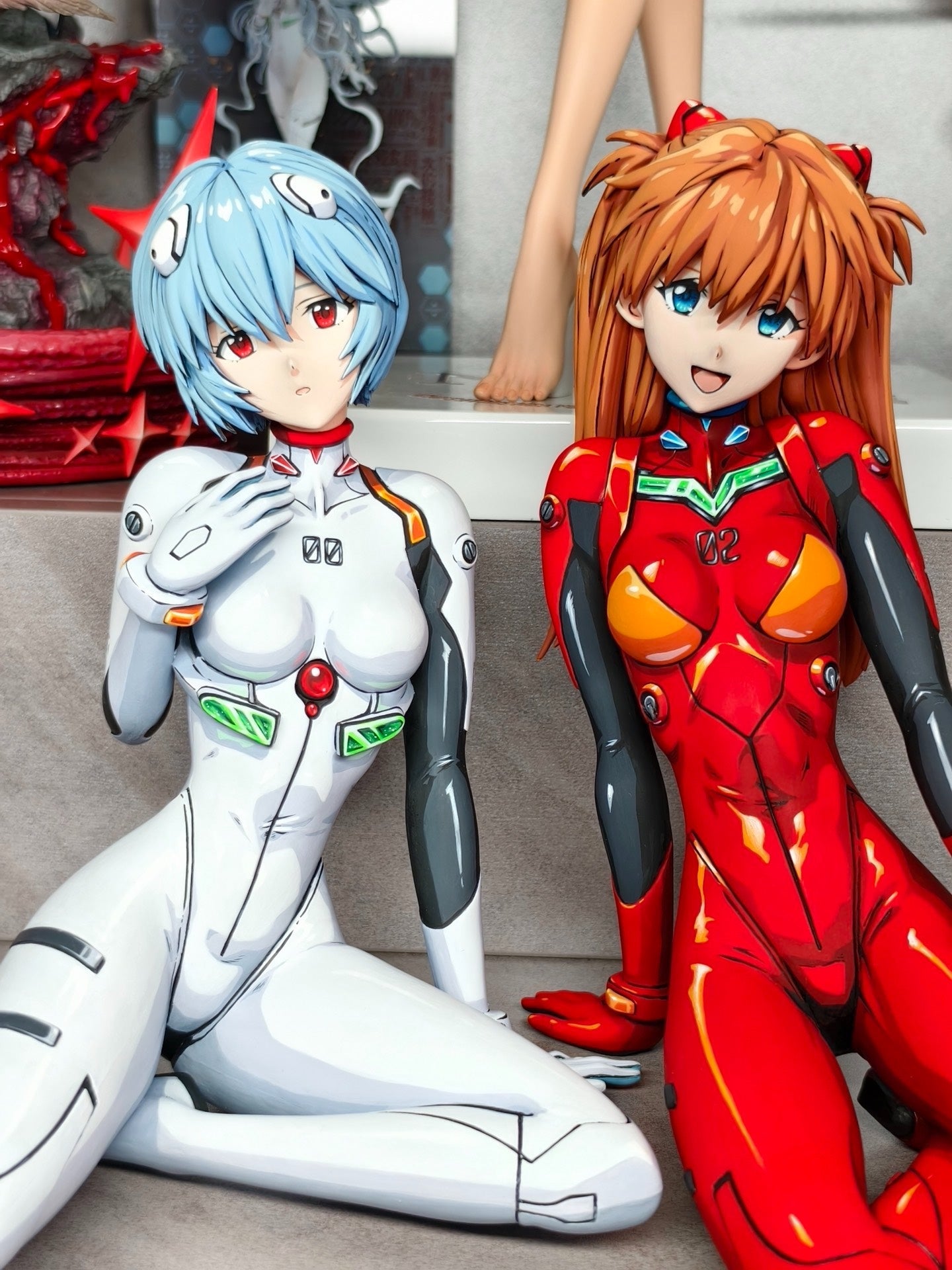 2d comic color comic eva figure repaint - ayanami&asuka - Lyk Repaint