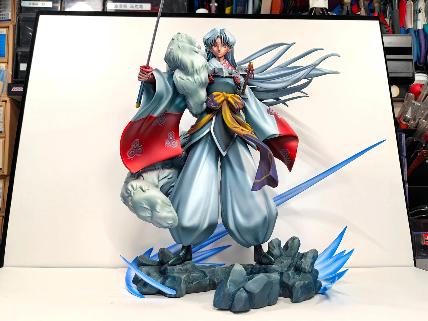 2d comic color comic Inuyasha figure repaint - Sesshōmaru - Lyk Repaint