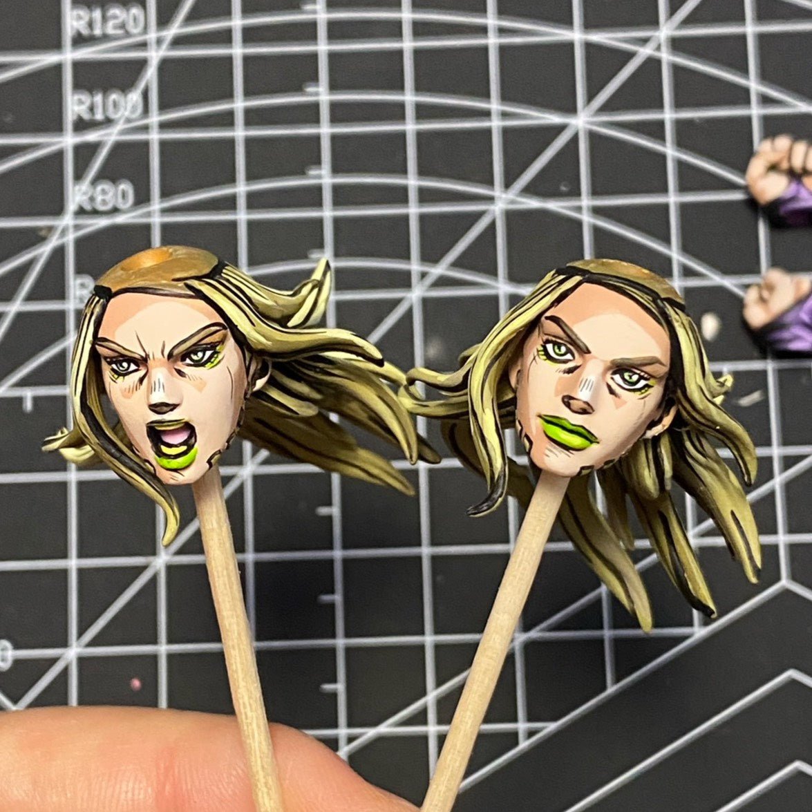 2d comic color comic jojo figure repaint - zeppeli - Lyk Repaint