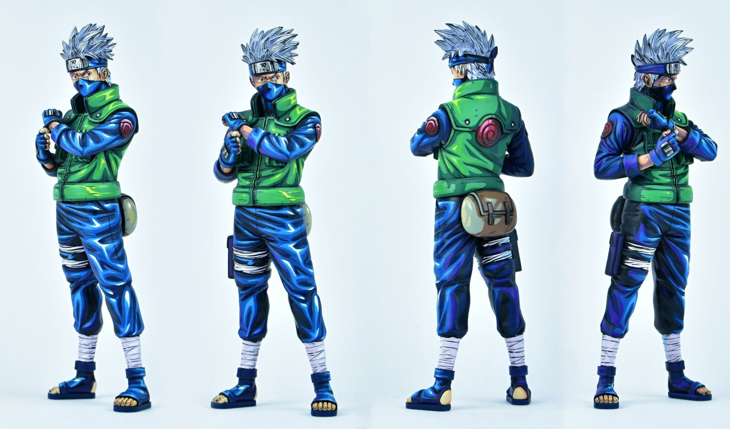 2d comic color comic Naruto figure repaint - Kakashi - Lyk Repaint