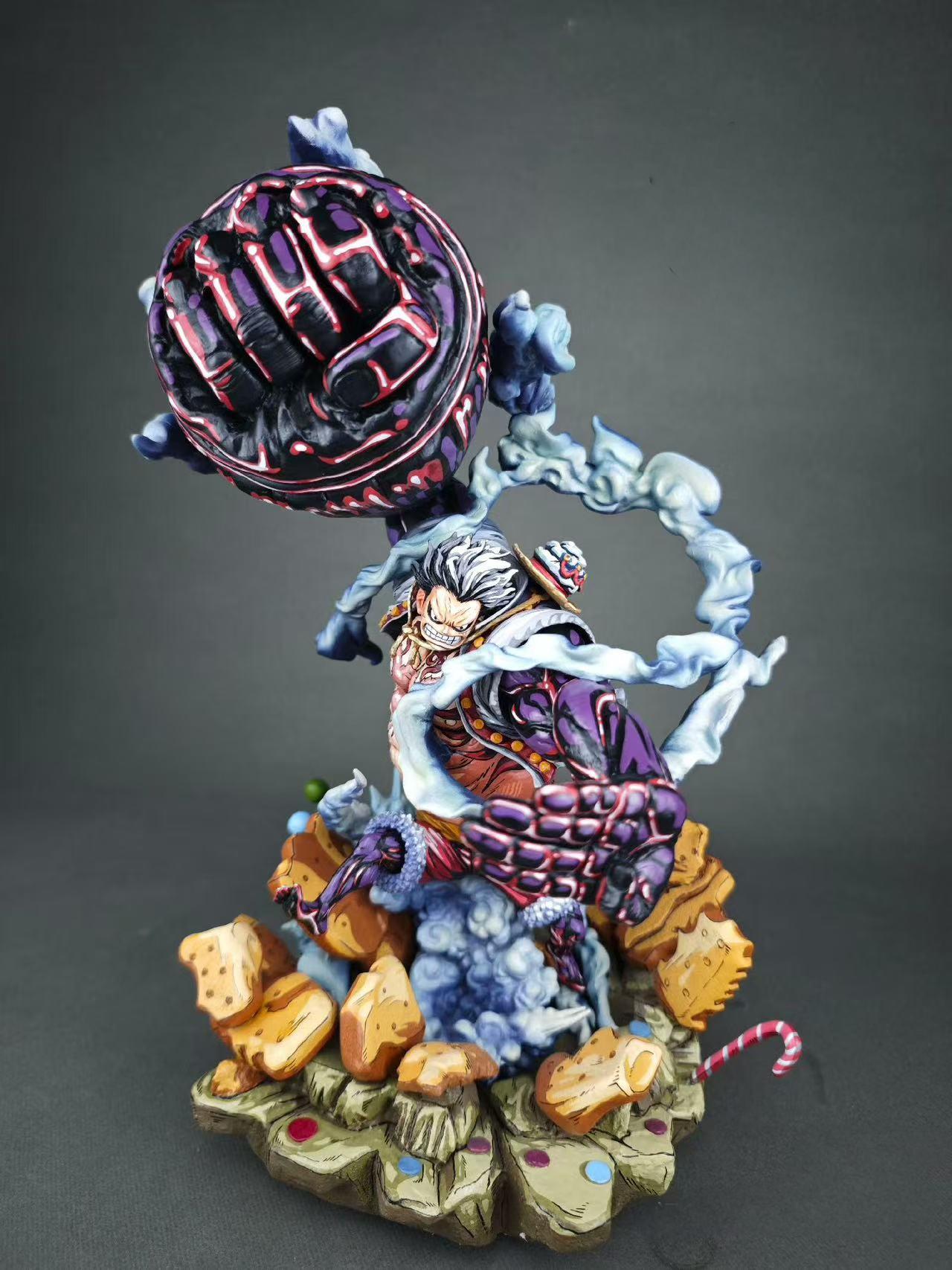 2d comic color comic onepiece figure repaint - loffy - lev.4 - Lyk Repaint