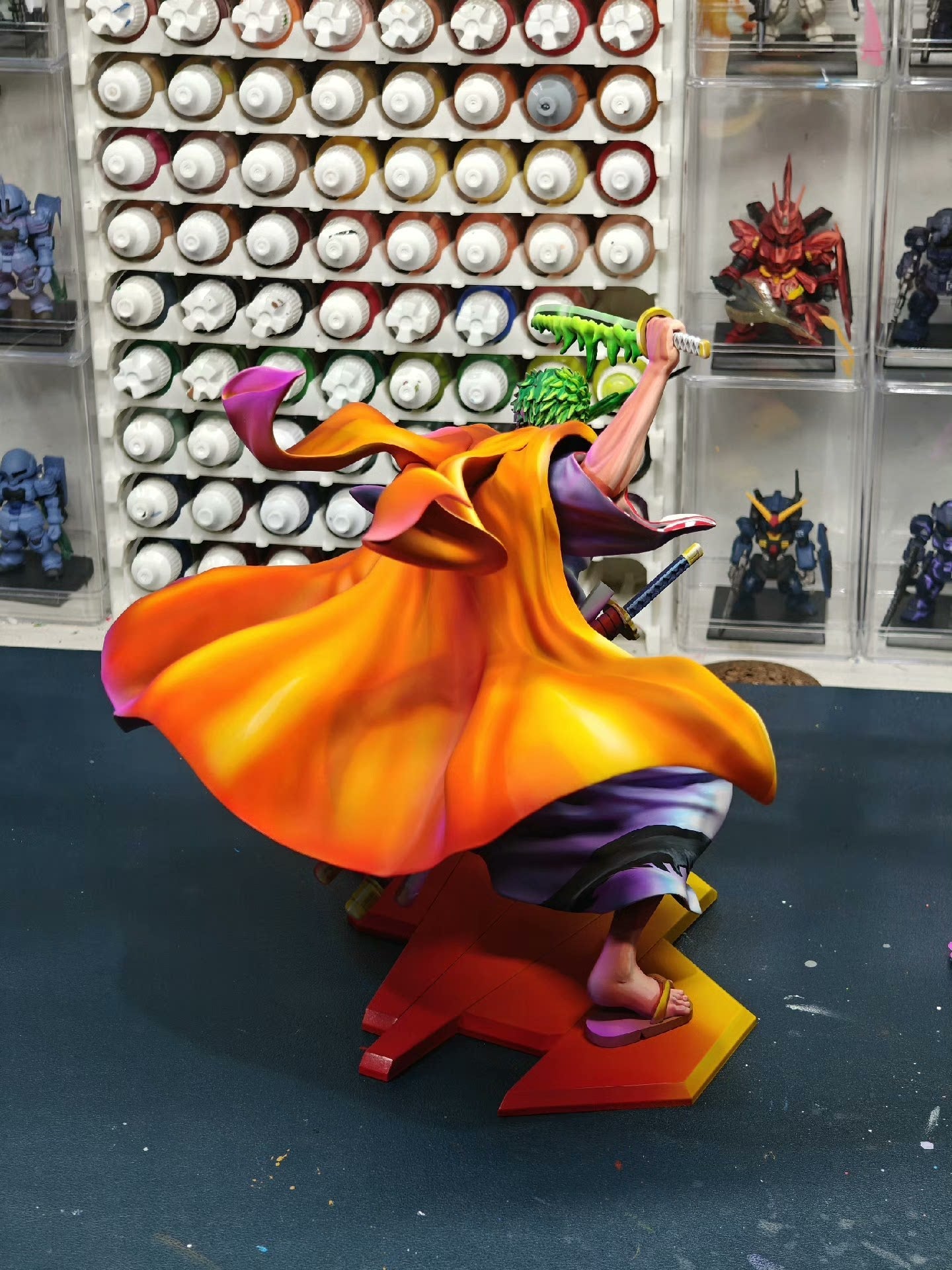 2d comic color comic onepiece figure repaint - zoro - Lyk Repaint