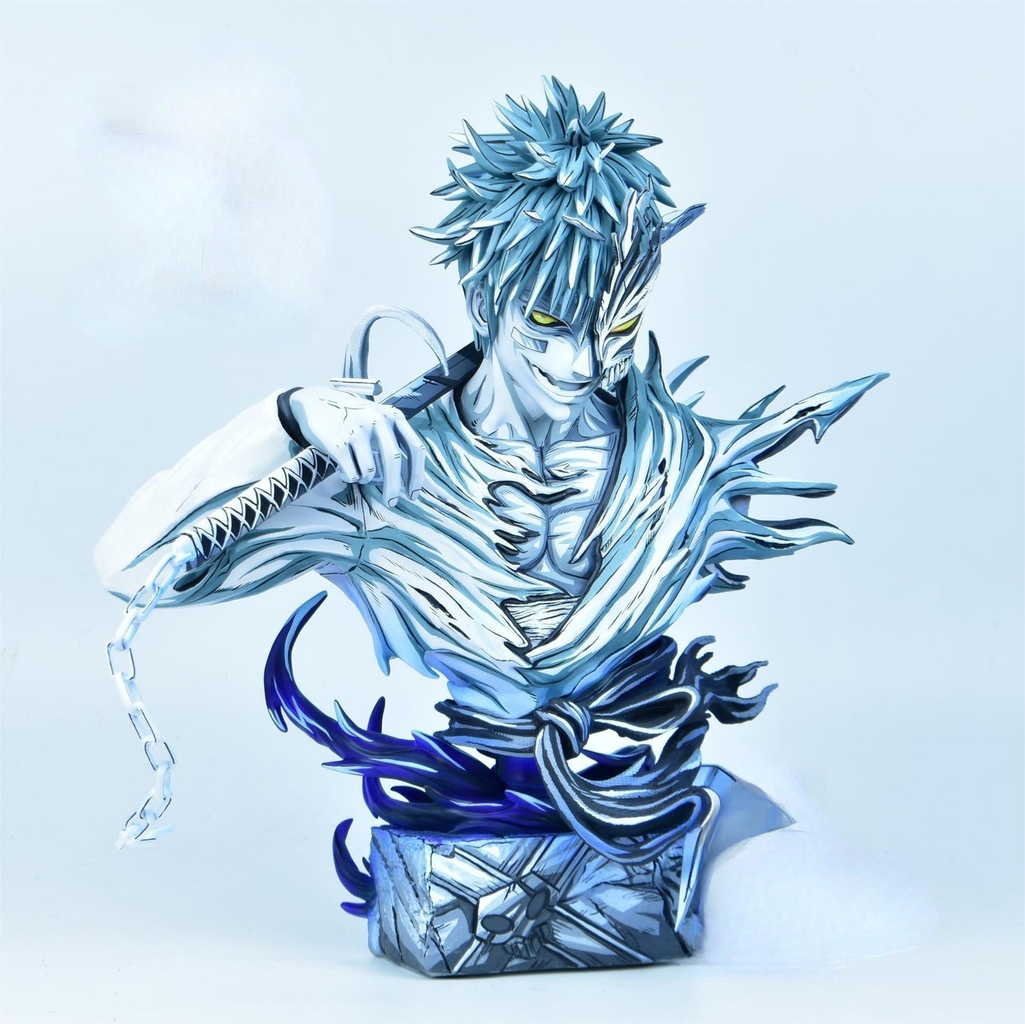 2d comic color bleach figure repaint-bust-Kurosaki Ichigo-black - Lyk Repaint