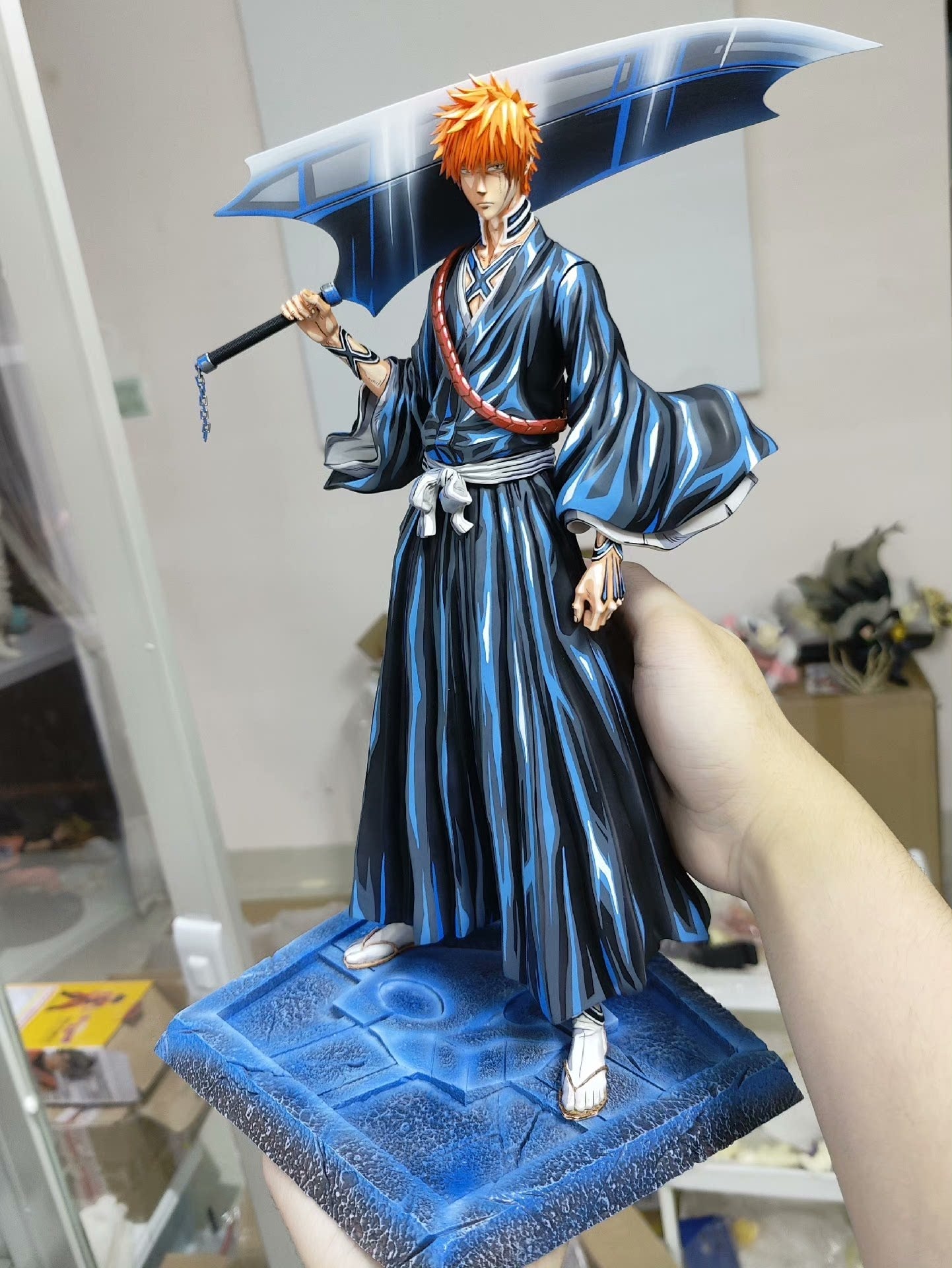 2d comic color bleach figure repaint-Kurosaki Ichigo - Lyk Repaint