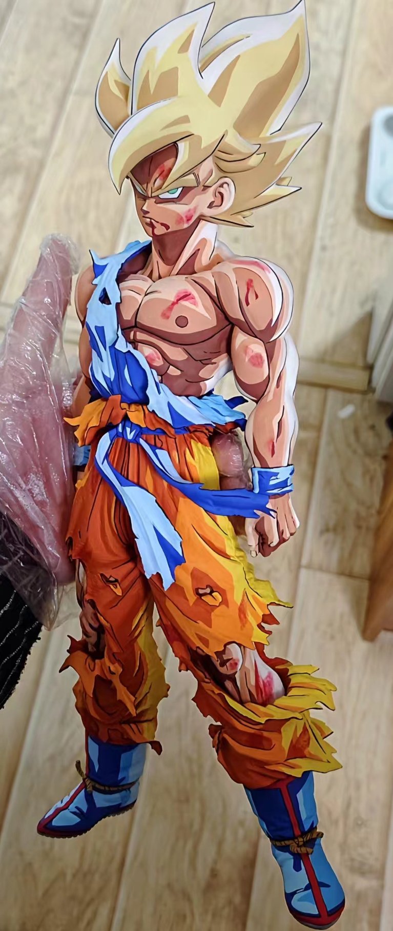 2d comic color comic figure repaint-goku stand-dragonball - Lyk Repaint
