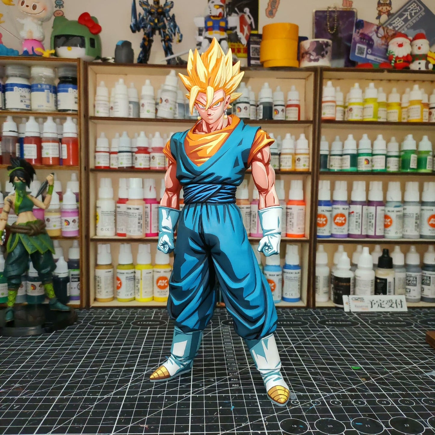 2d comic color comic figure repaint-Vegetto-dragonball-super - Lyk Repaint