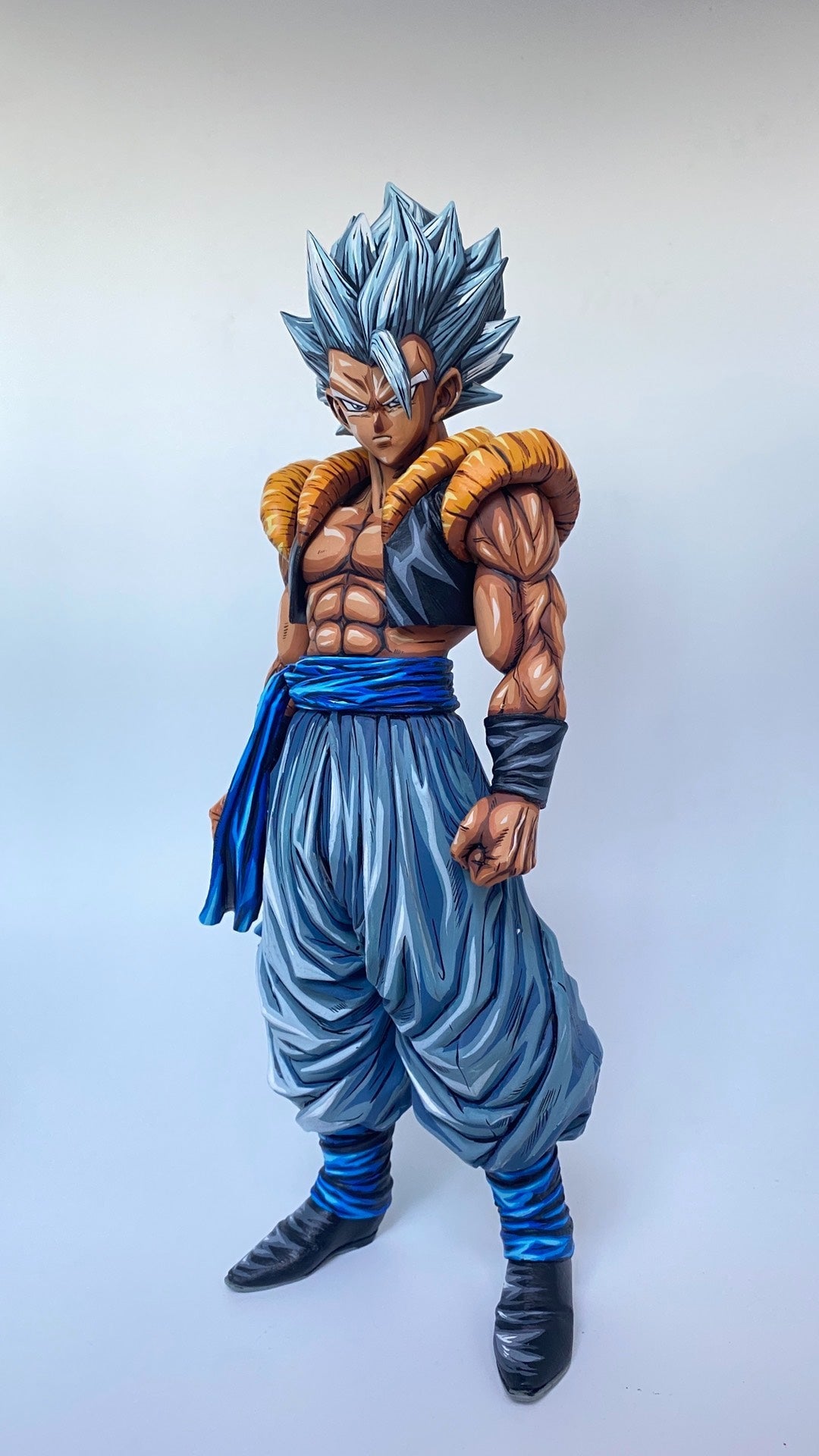 2d comic color Dragon ball figure repaint-Gogeta-stand - Lyk Repaint