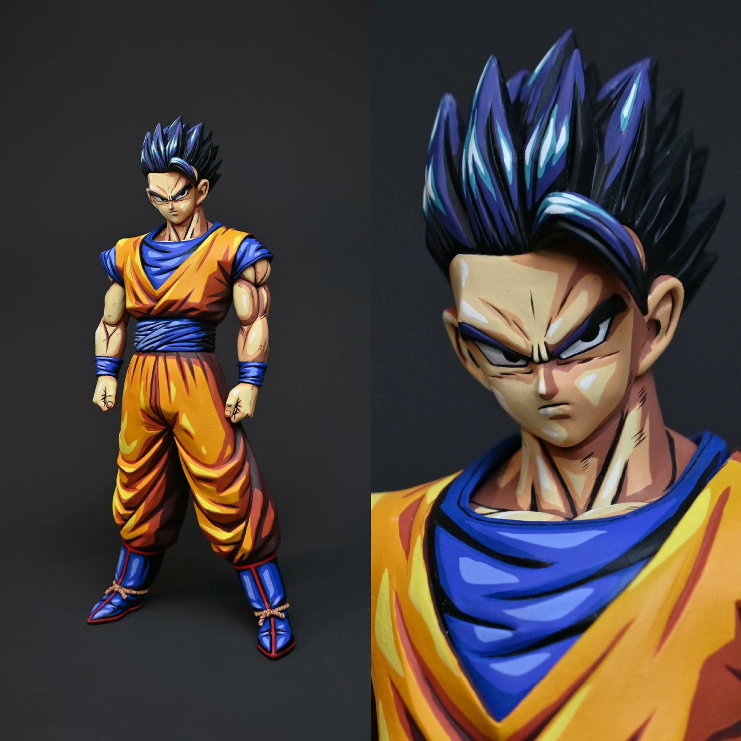 2d comic color dragon ball figure repaint-gohan - Lyk Repaint