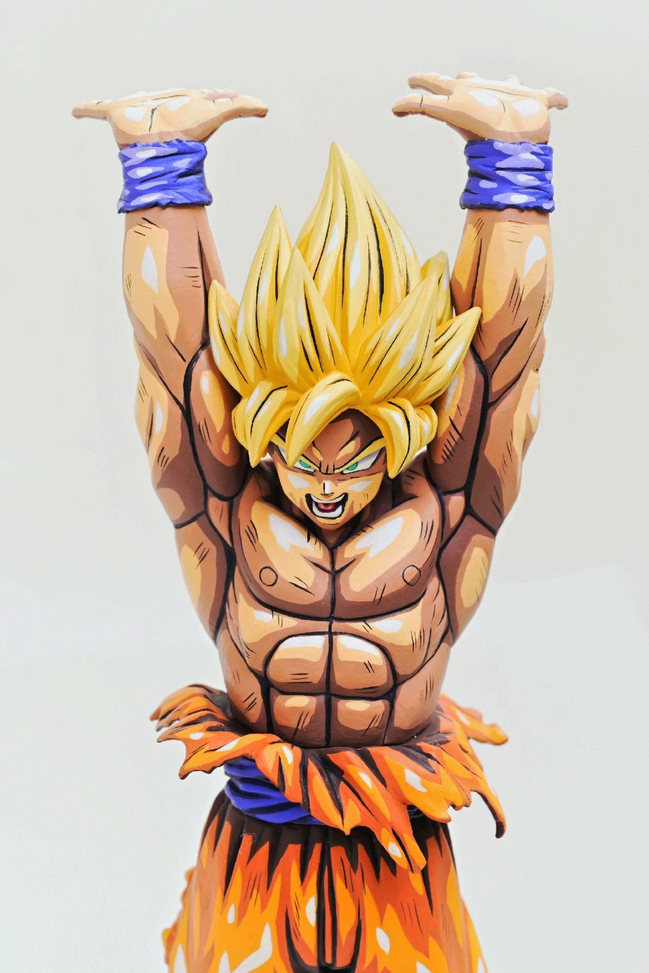 2d comic color dragon ball figure repaint-goku- Raise hand - Lyk Repaint