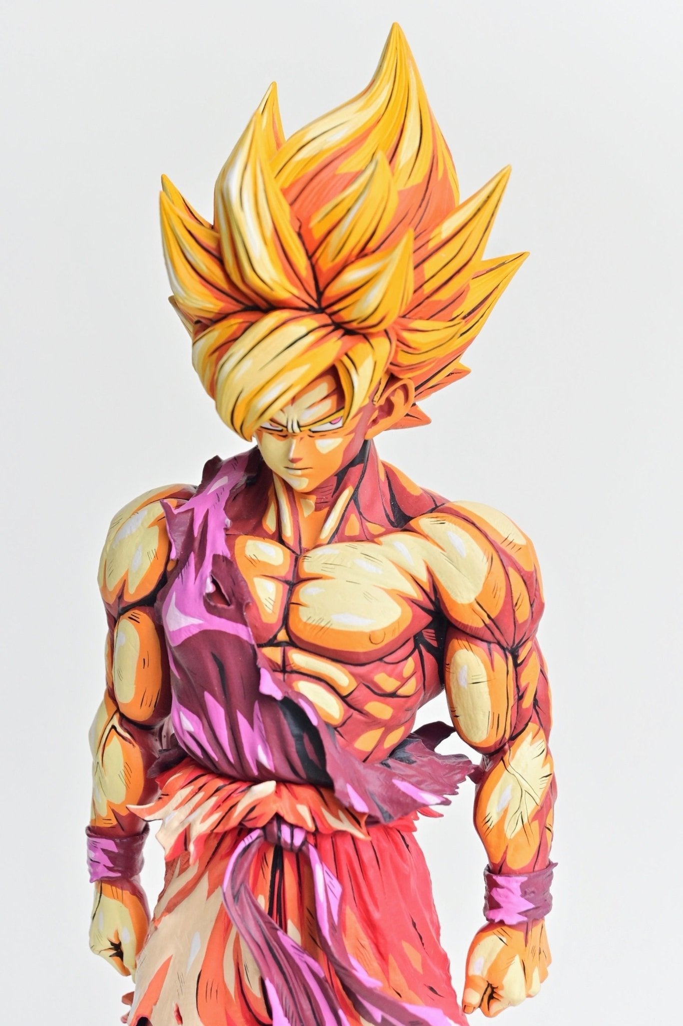 2d comic color dragon ball figure repaint-goku-yellow - Lyk Repaint
