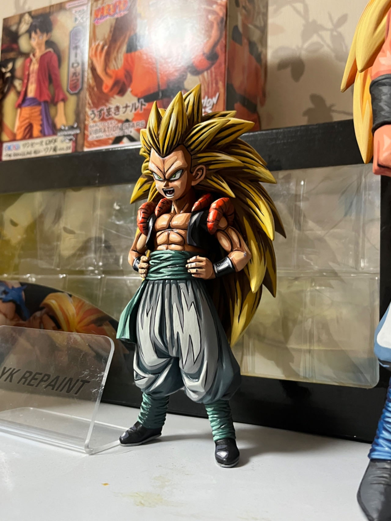 2d comic color dragon ball figure repaint- Gotenks - Lyk Repaint