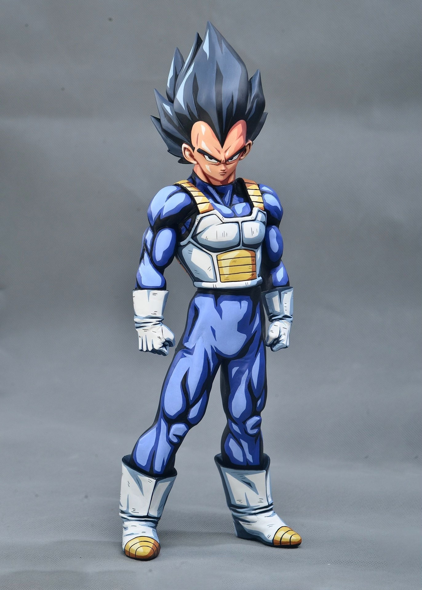 2d comic color dragon ball figure repaint-super vegeta-blue - Lyk Repaint