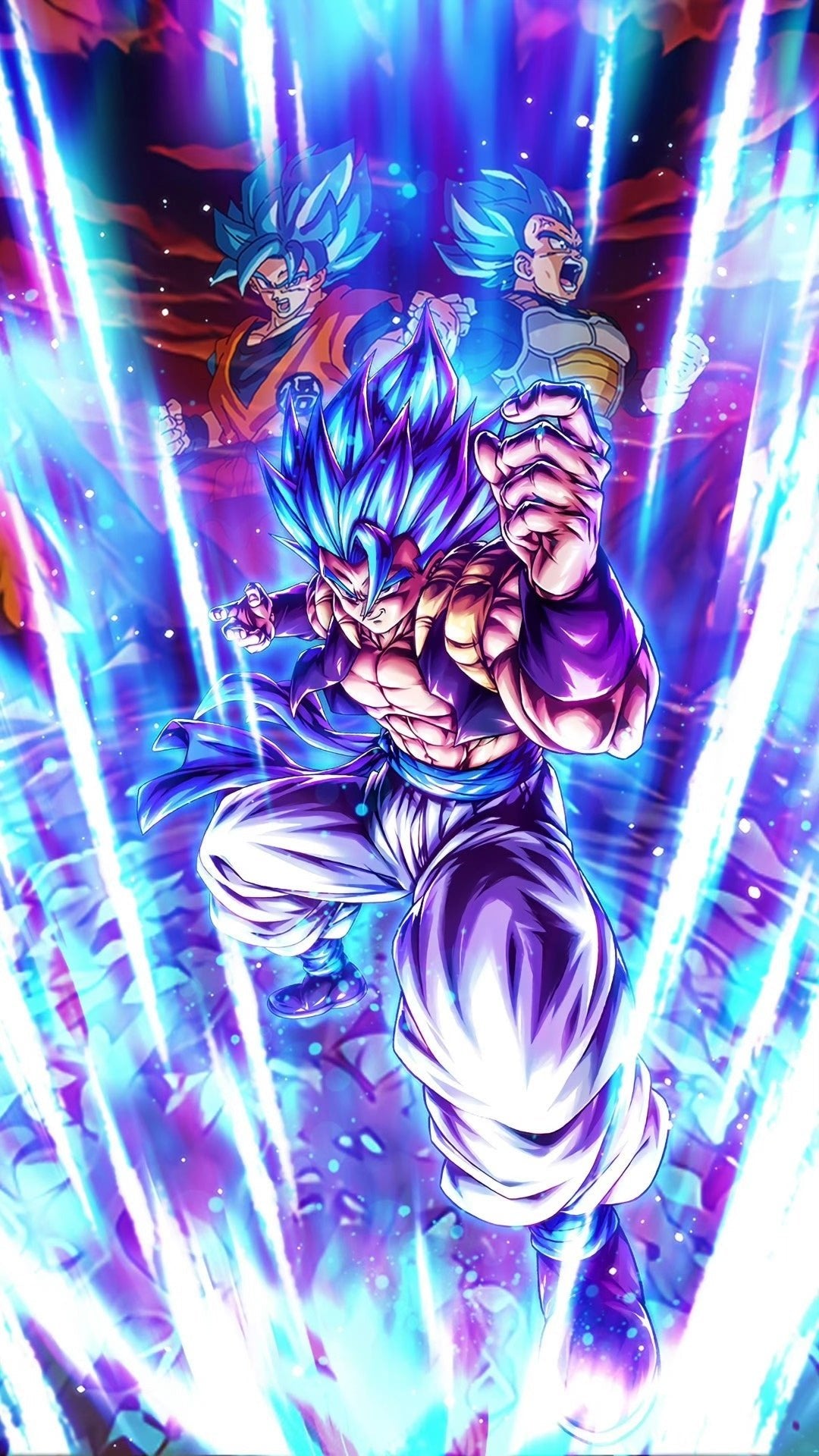 2d comic color dragonball figure repaint-Gogeta- Game color matching - Lyk Repaint