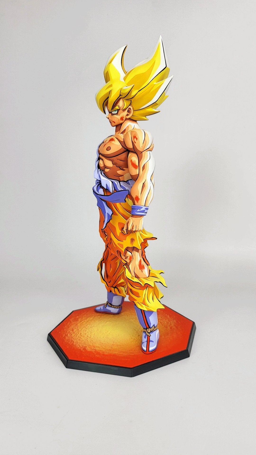 2d comic color dragonball figure repaint-Goku-super - Lyk Repaint