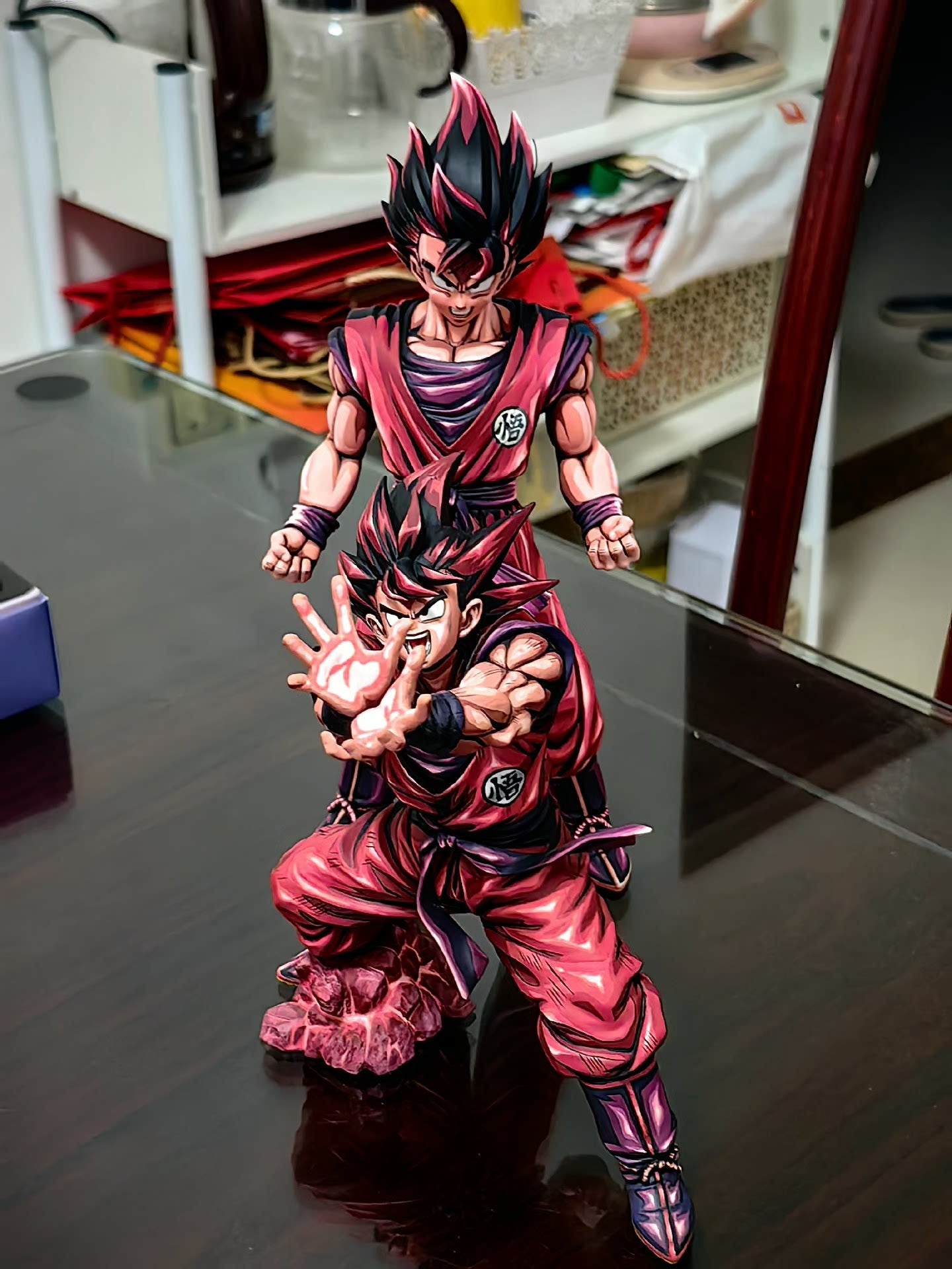 2d comic color dragonball figure repaint-red goku - Lyk Repaint