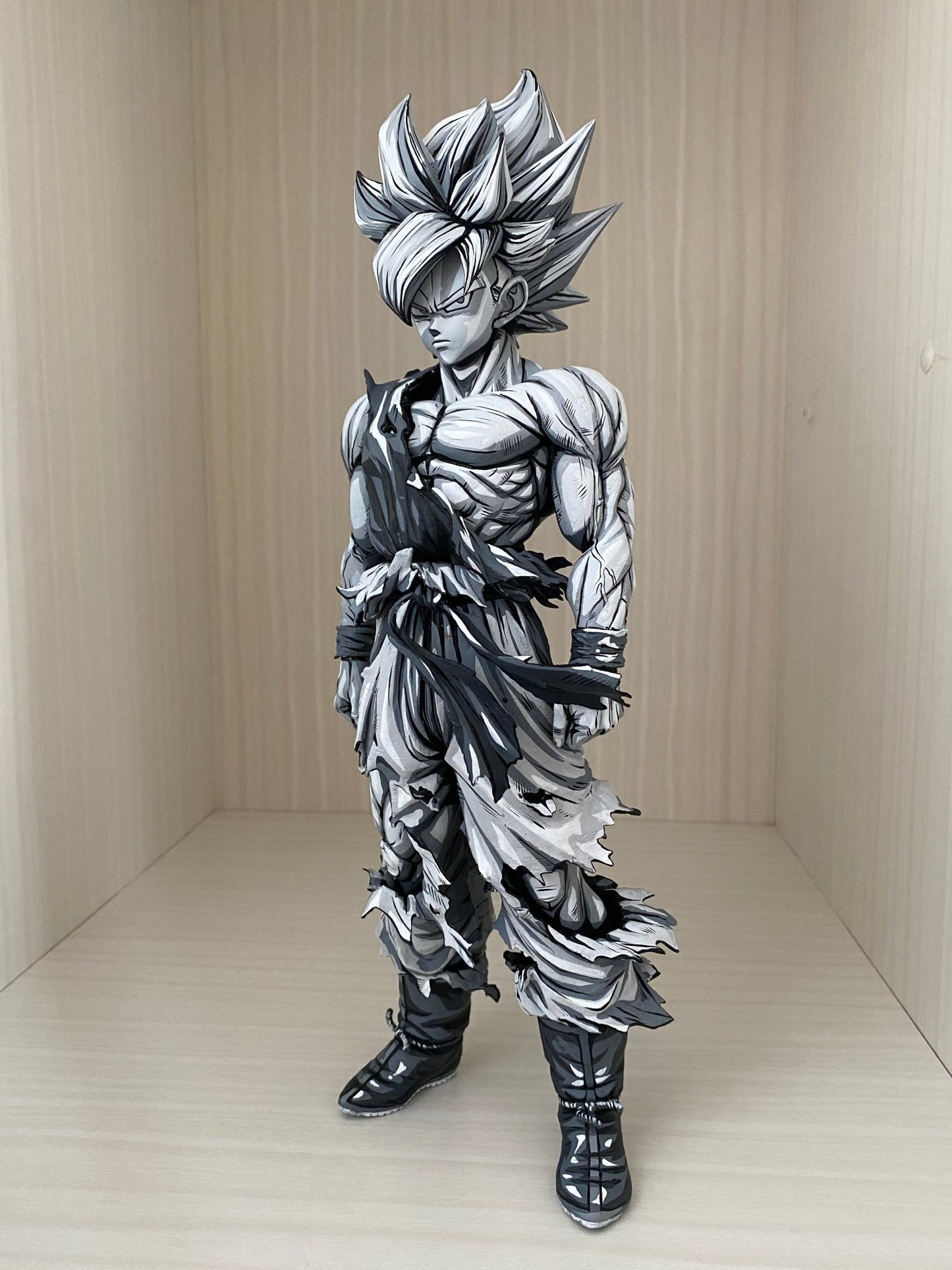 2d comic color dragonball figure repaint-smsp-goku-black - Lyk Repaint
