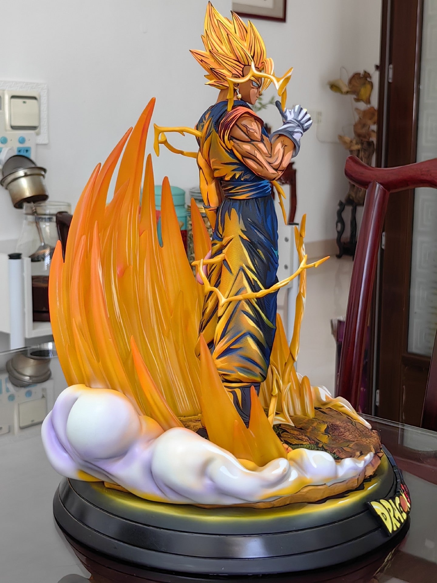 2d comic color dragonball figure repaint- ssj3 gogeta - Lyk Repaint
