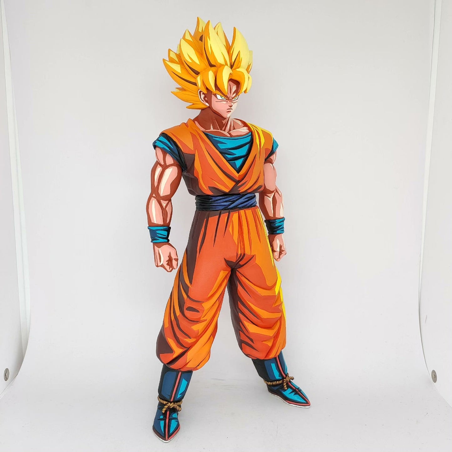 2d comic color dragonball figure repaint-super goku - Lyk Repaint