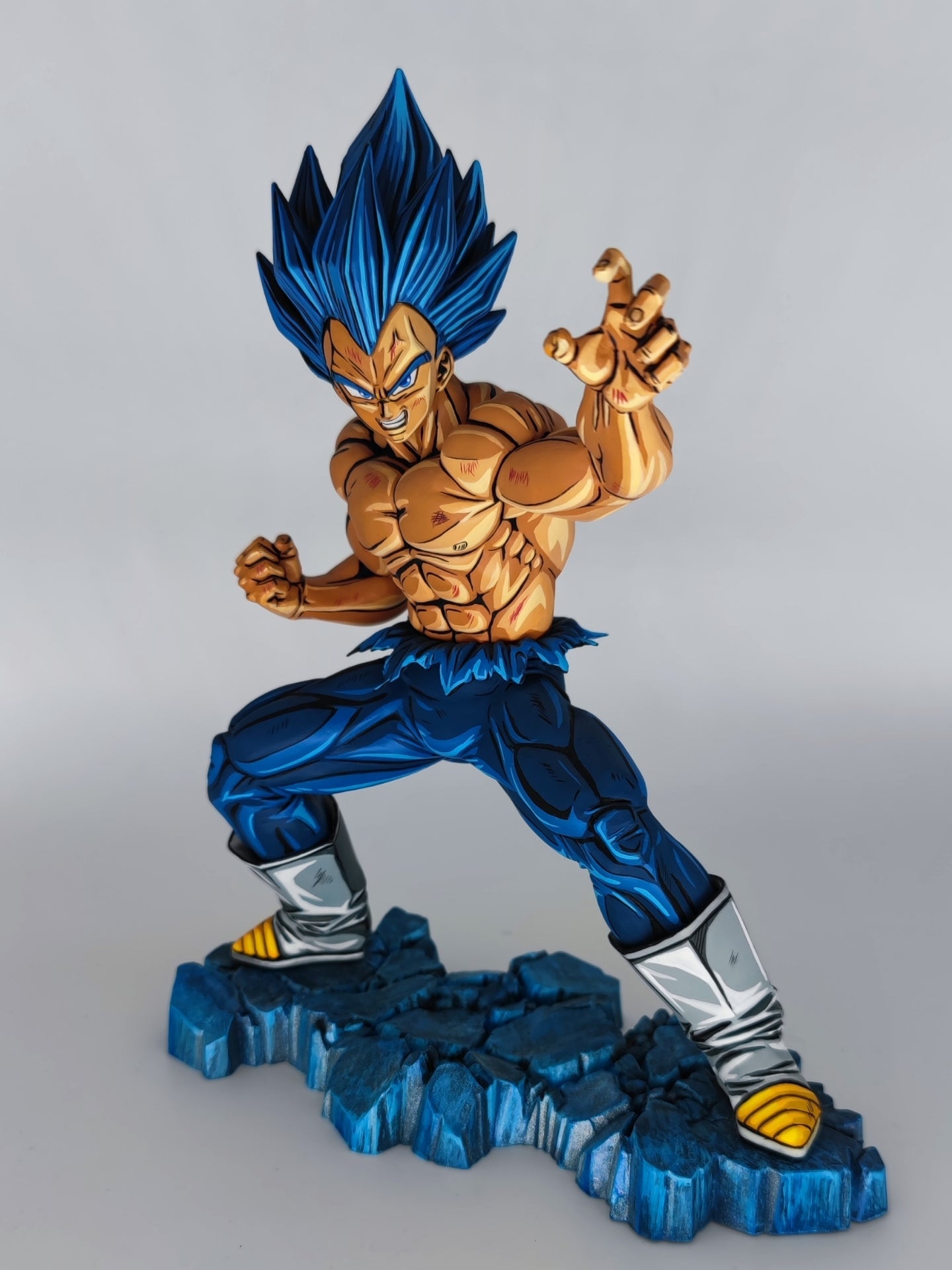 2d comic color Dragonball figure repaint-vegeta-fighting position - Lyk Repaint