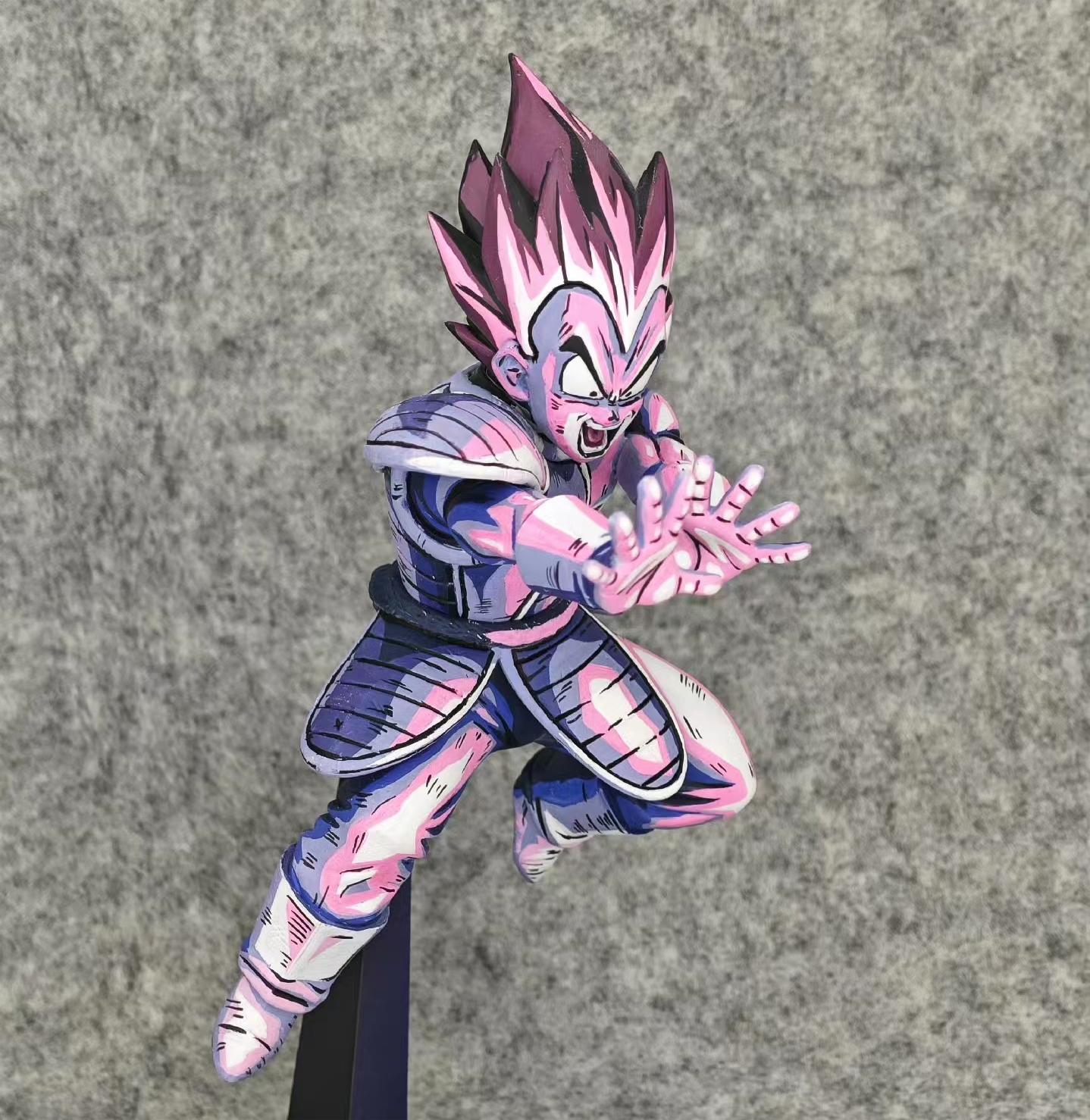 2d comic color dragonball figure repaint-vegeta--sky wave - Lyk Repaint