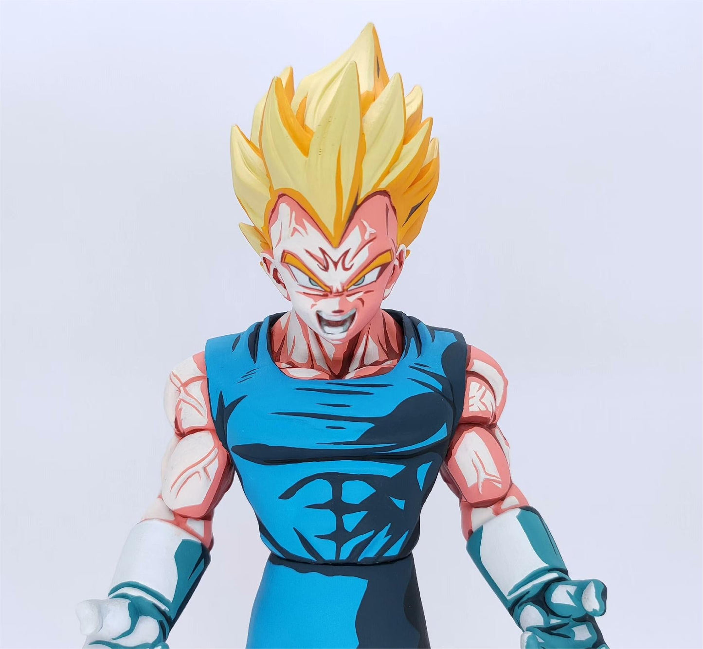 2d comic color dragonball figure repaint-vegeta-stand - Lyk Repaint