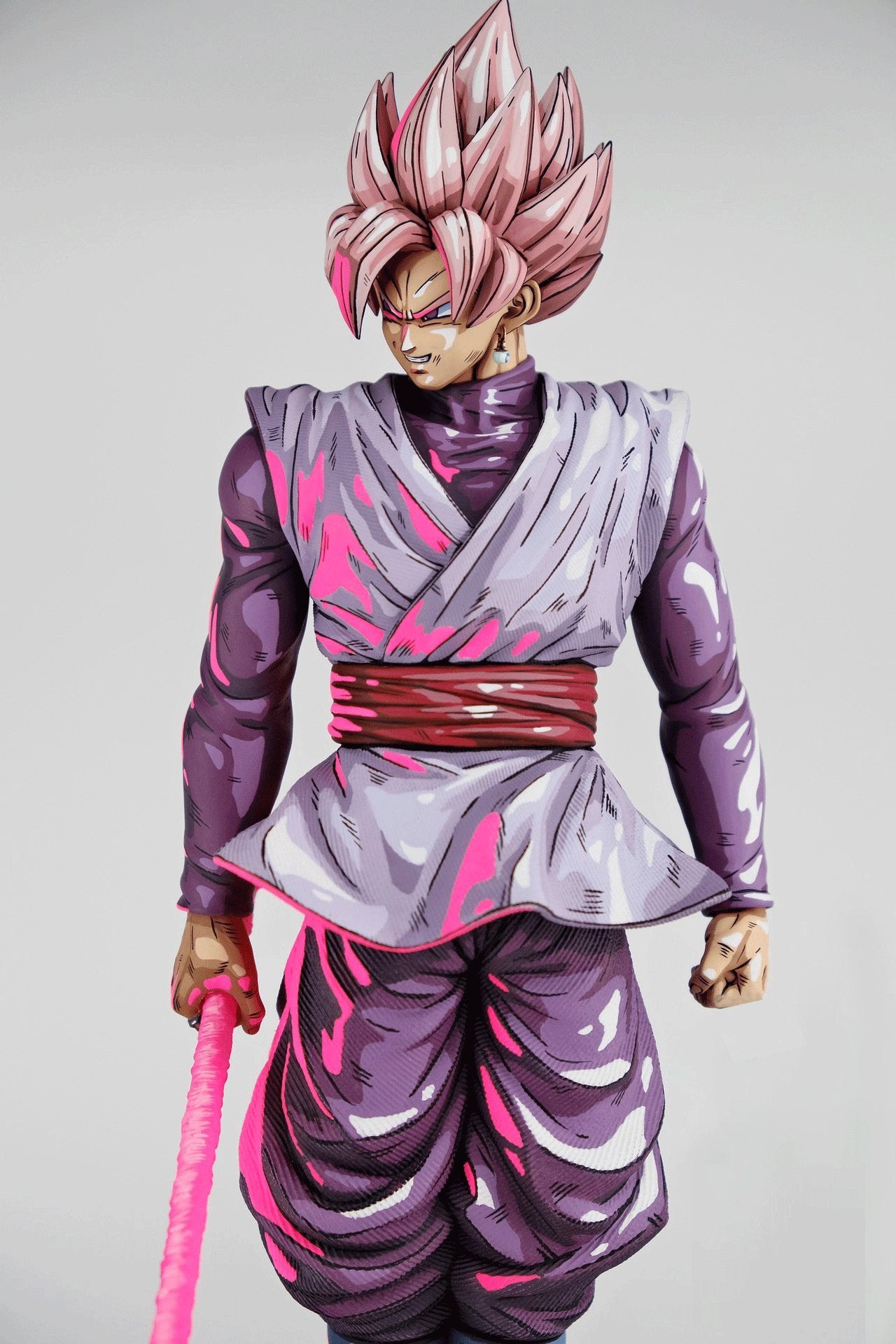 2d comic color dragonball figure repaint-Zamasu-black goku - Lyk Repaint