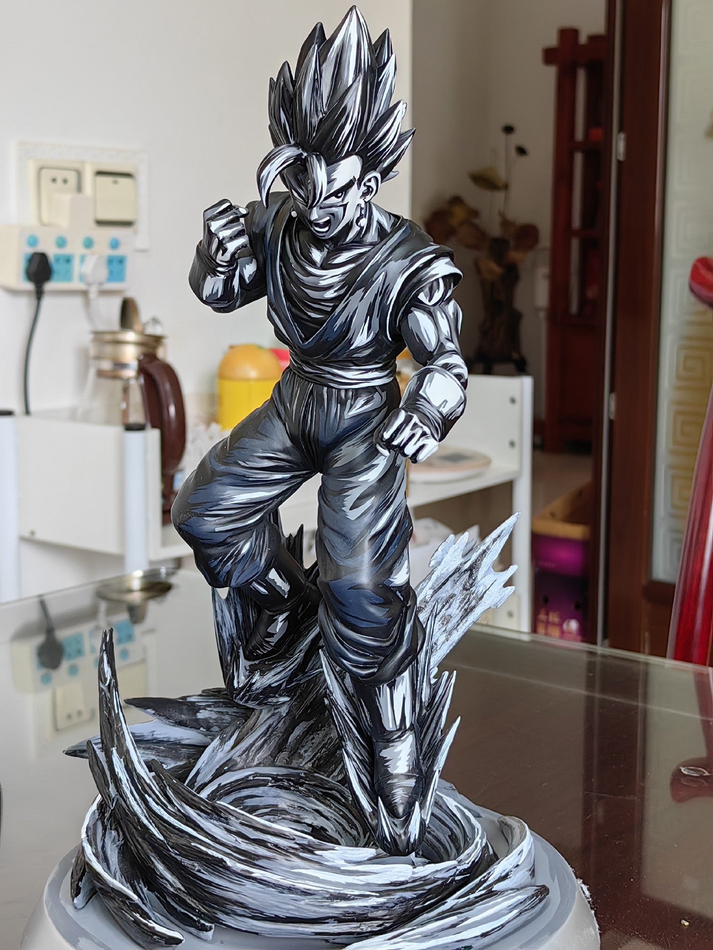2d comic color Dragonball Super figure repaint-gogeta-black - Lyk Repaint