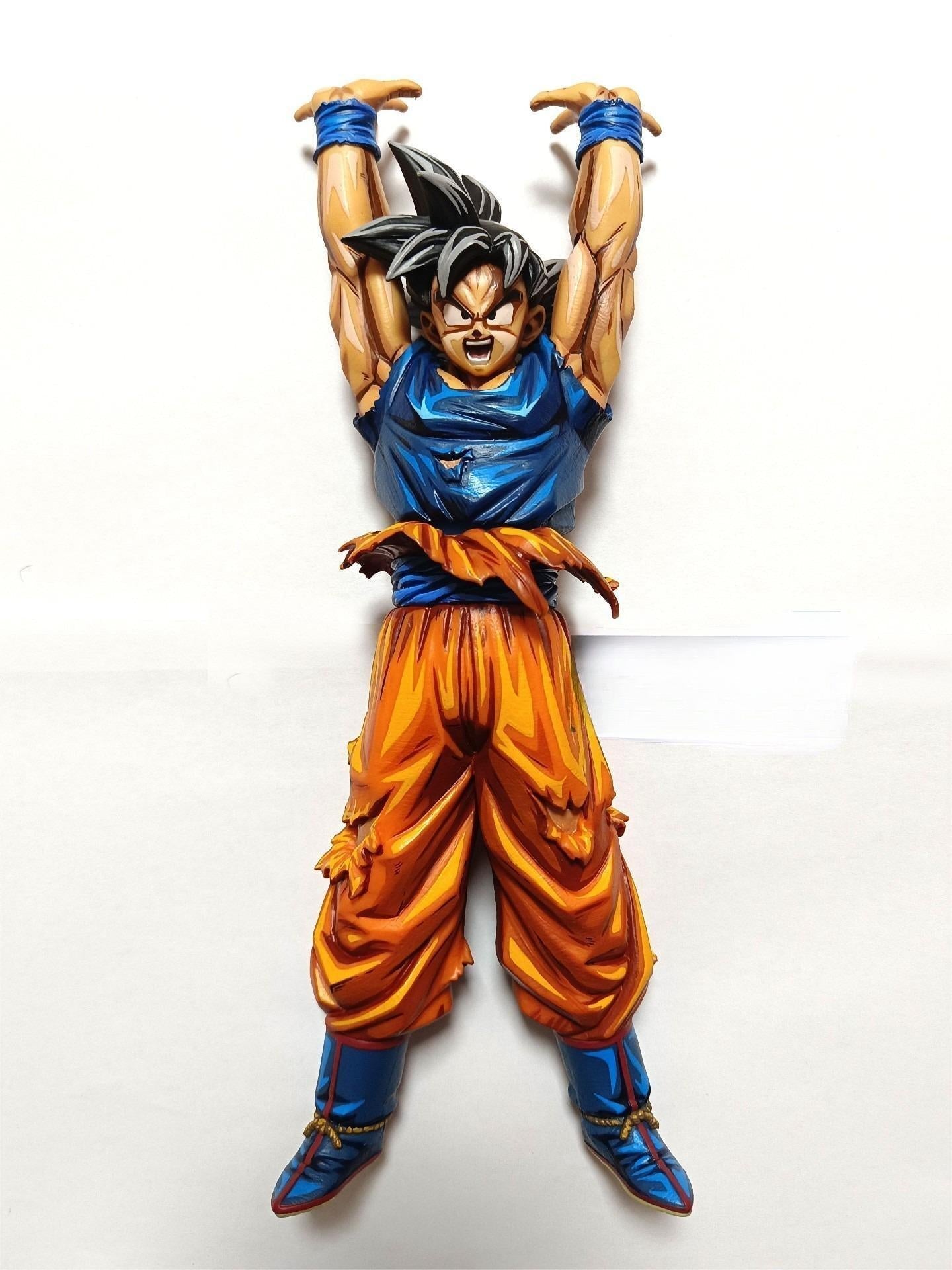 2d comic color marvel figure repaint- goku-With background painting-dragonball - Lyk Repaint