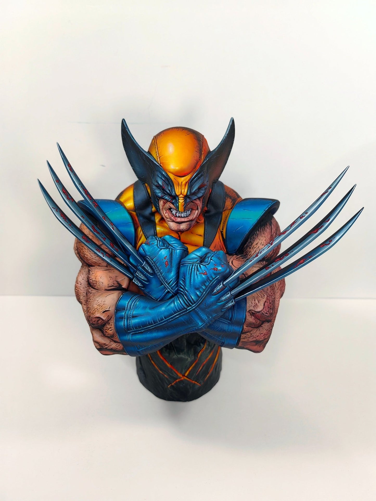 2d comic color marvel figure repaint-wolverine - Lyk Repaint