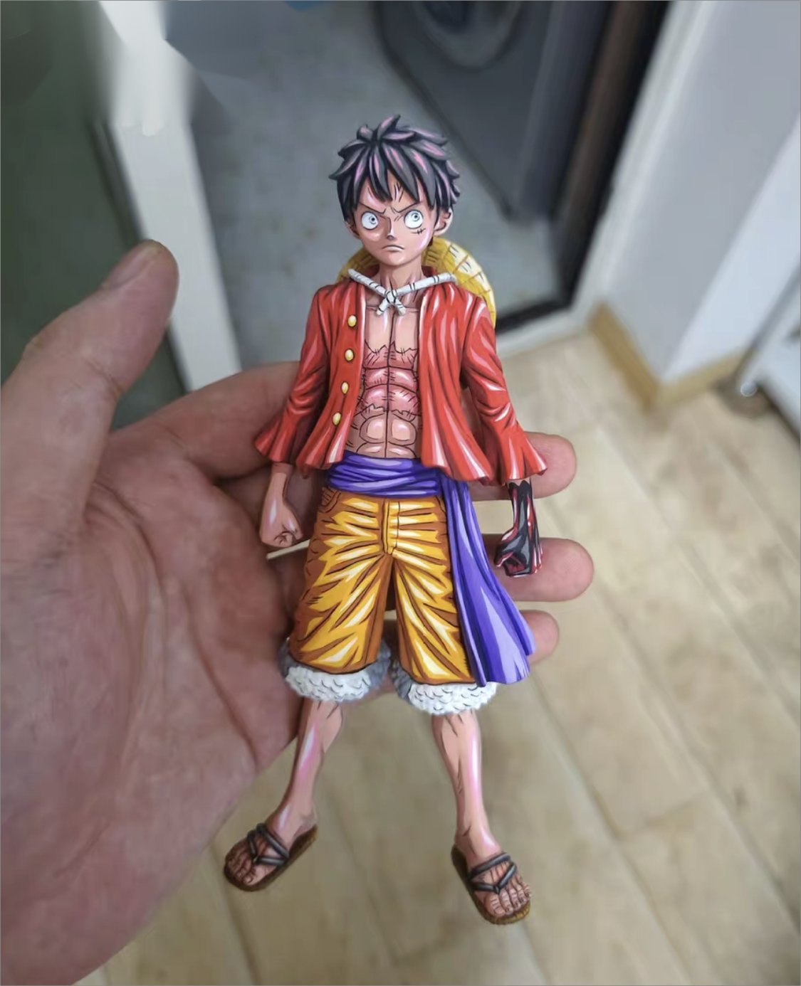 2d comic color one piece figure repaint-luffy - Lyk Repaint
